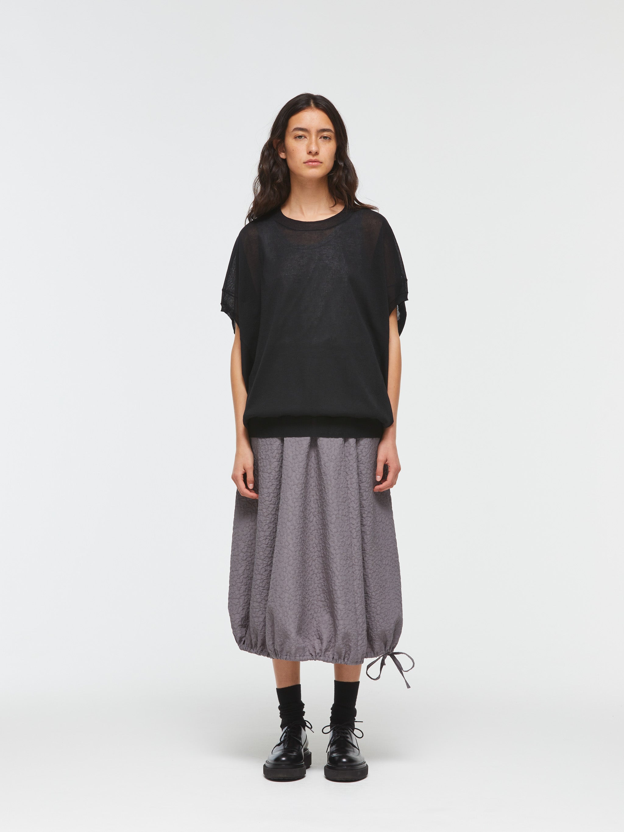 Zimmerli ベスト　L wide cocoon sheer vest | 1-220063 – mizuiro ind