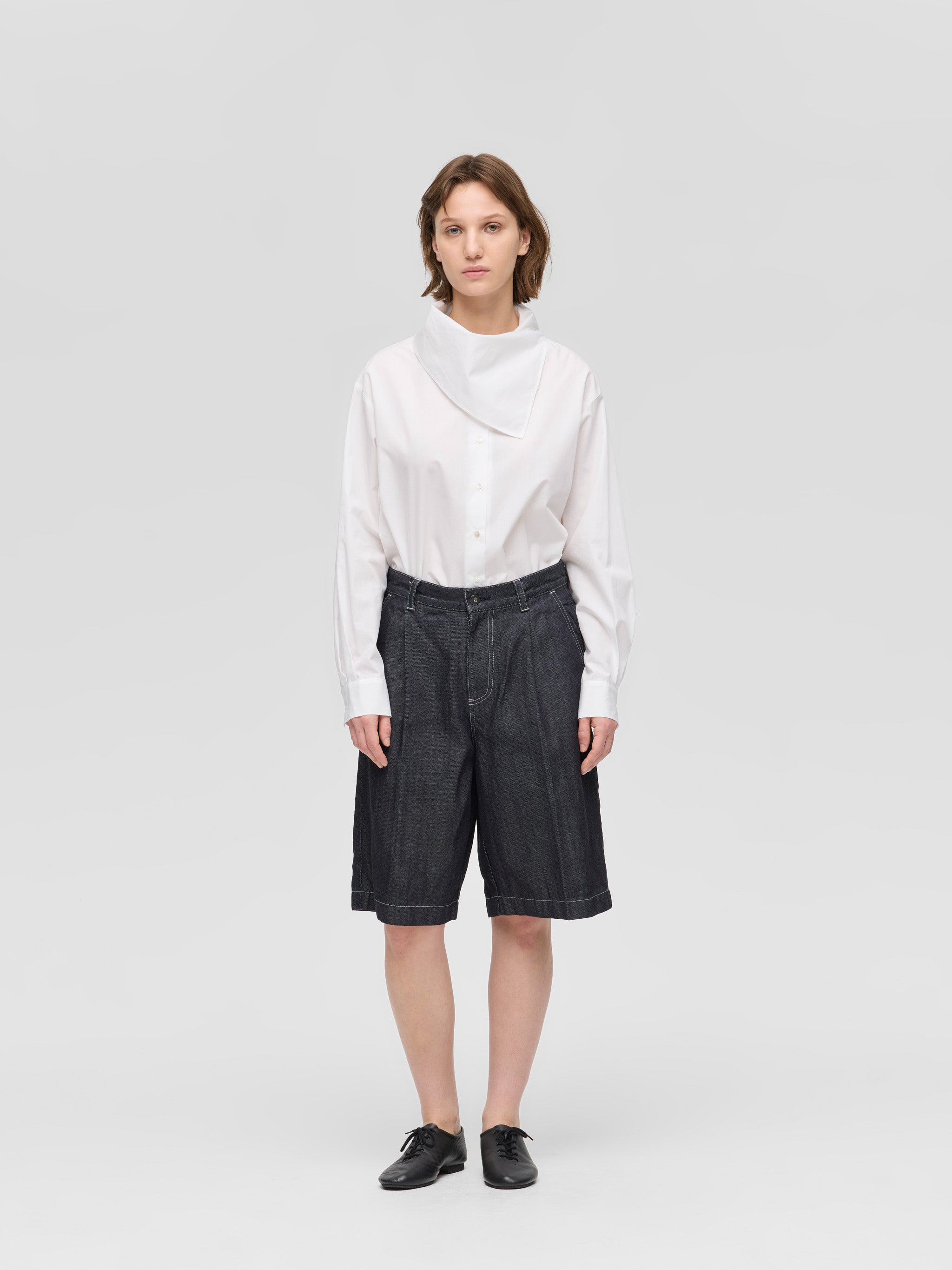 denim half PT | 1-260095OW – mizuiro ind