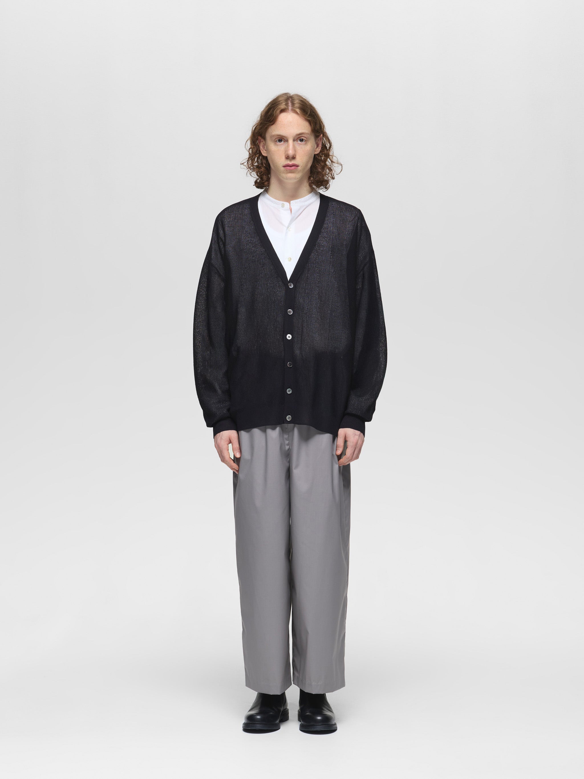 V neck cardigan | 1-520002-m – mizuiro ind