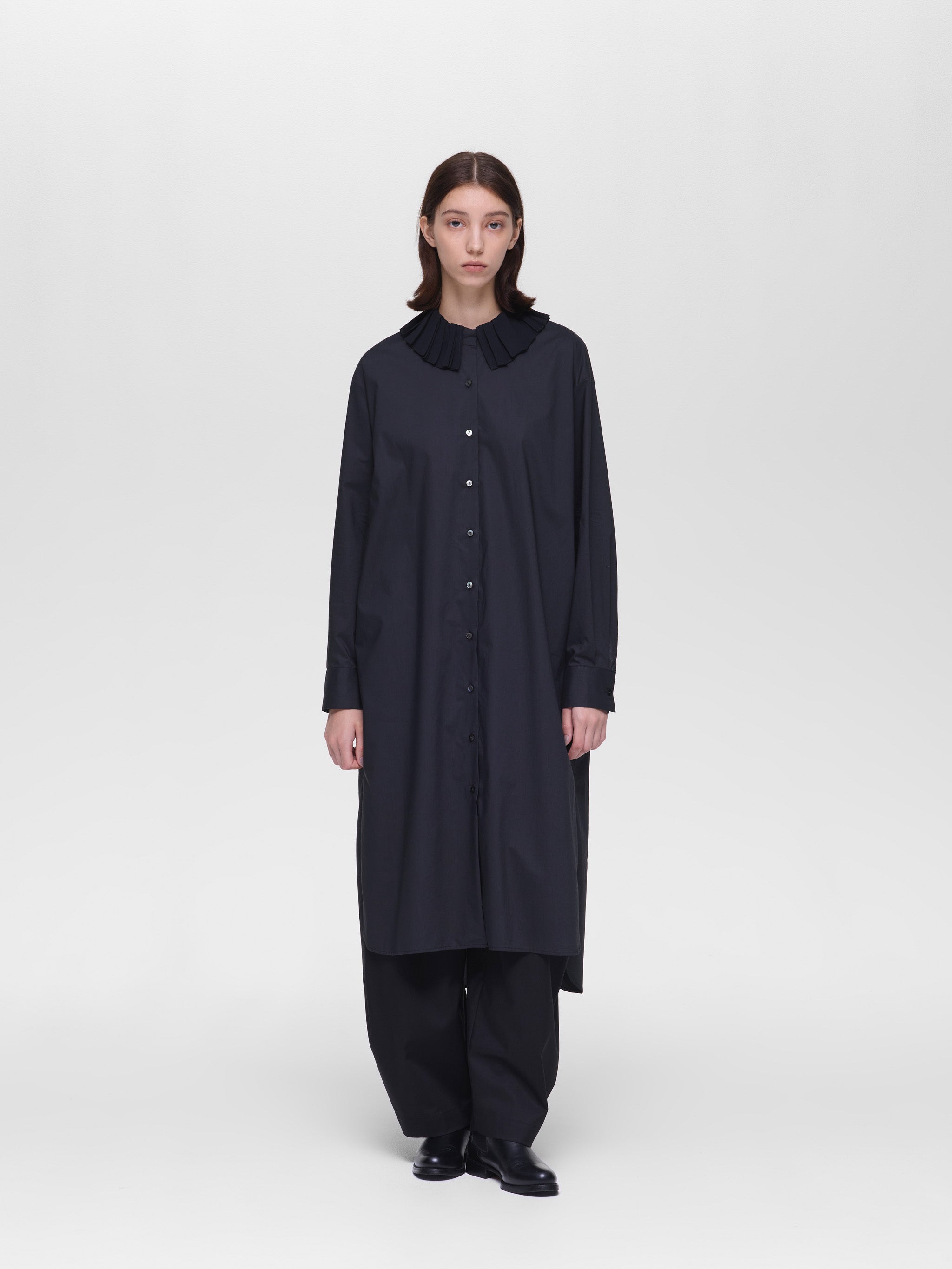 pleats collar OP | 3-250077 – mizuiro ind