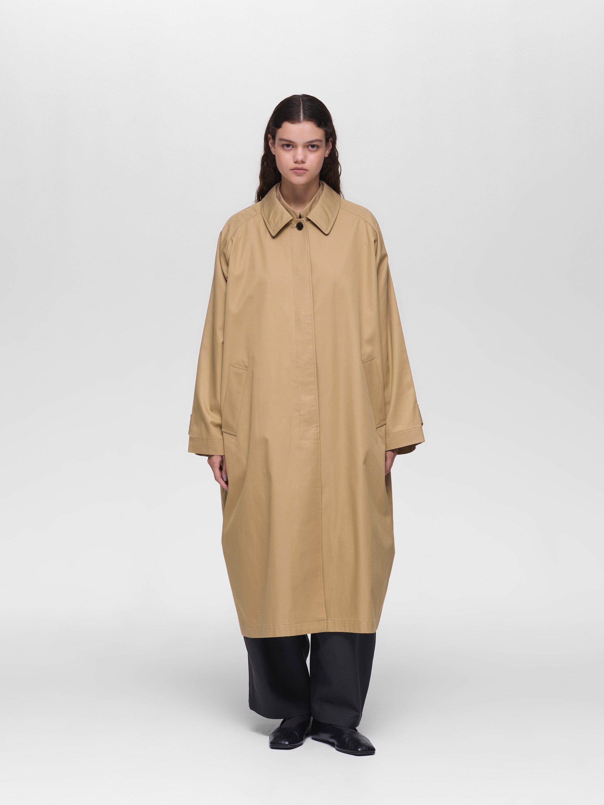 soutien collar coat | 3-270088 – mizuiro ind