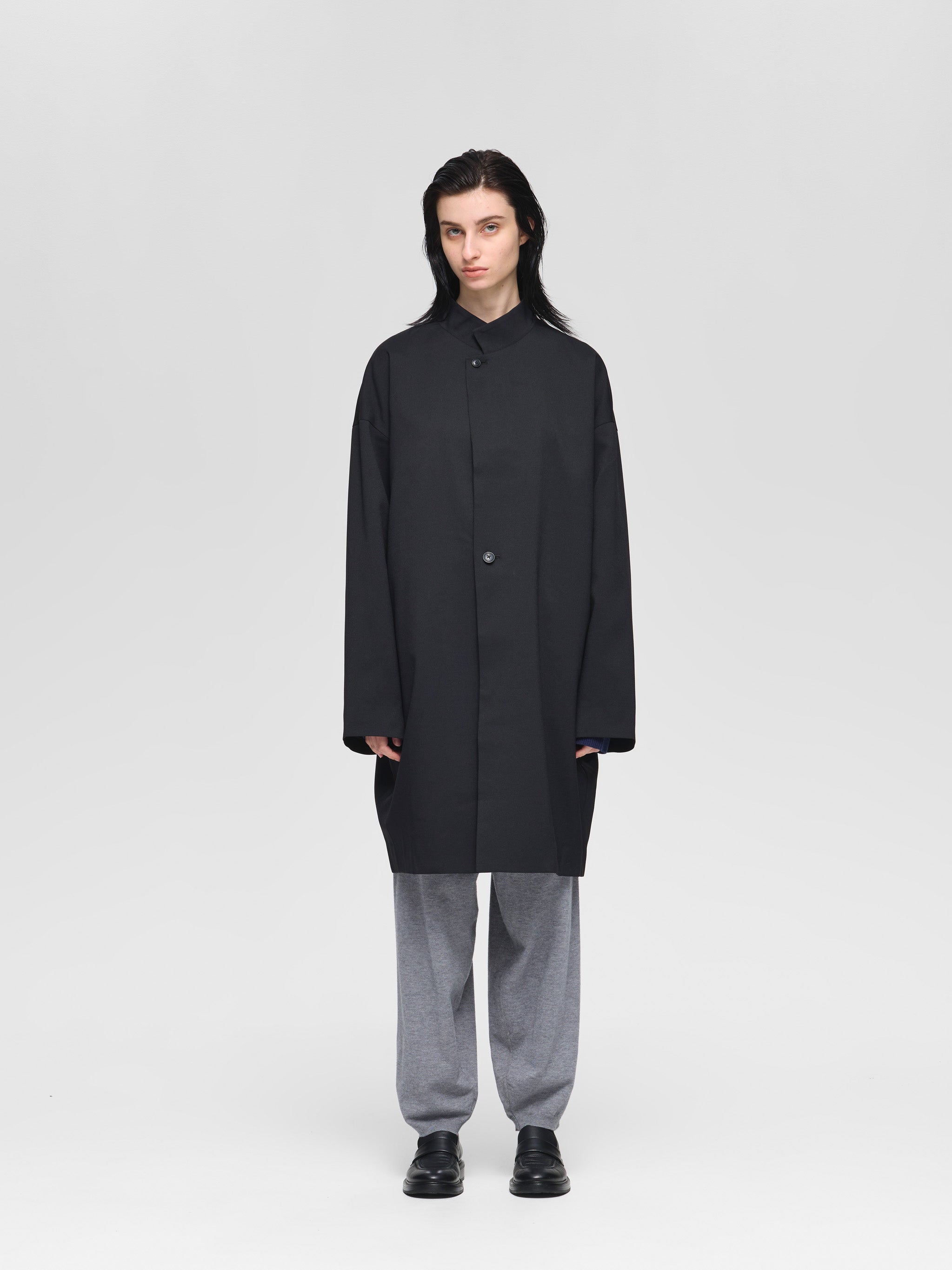 stand collar jacket | 3-570005-w – mizuiro ind