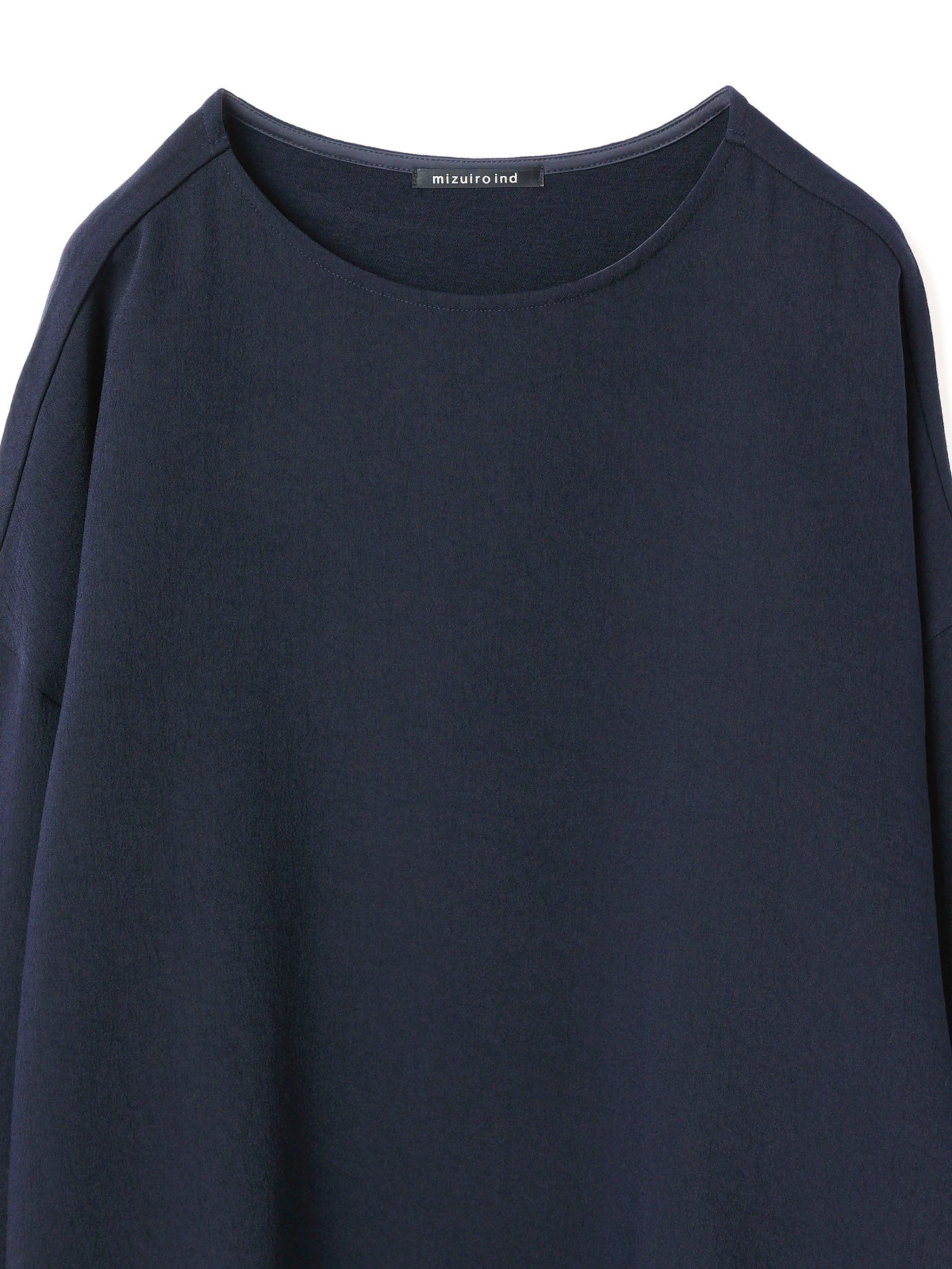 georgette boat neck cocoon P/O | 1-210061 – mizuiro ind