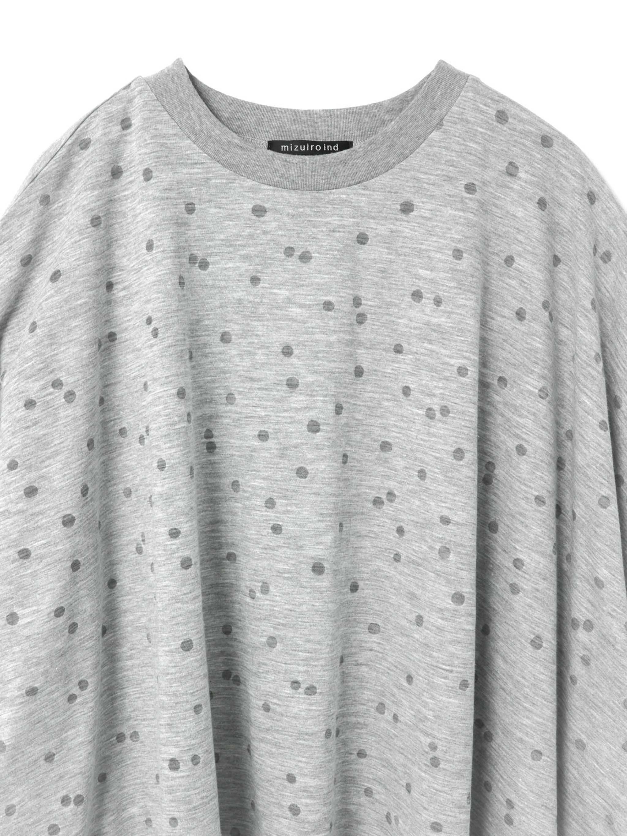 burn out dots print wide P/O | 1-210068 – mizuiro ind