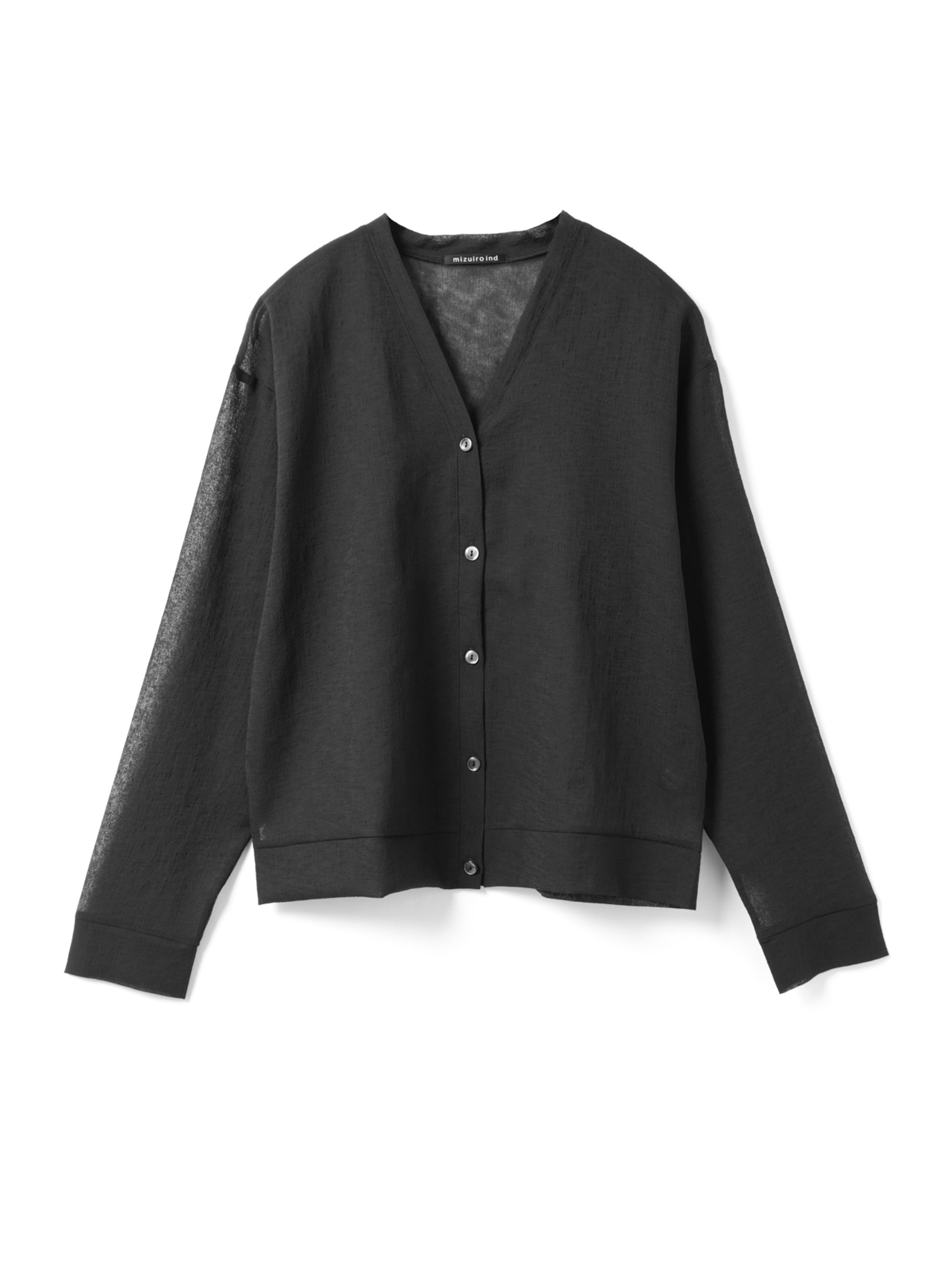washer voile V neck C/D | 1-210072 – mizuiro ind
