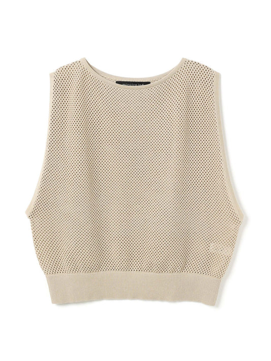 mesh pattern vest | 1-220022