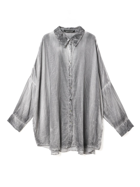 pigmented die wide shirt tunic | 1-230047