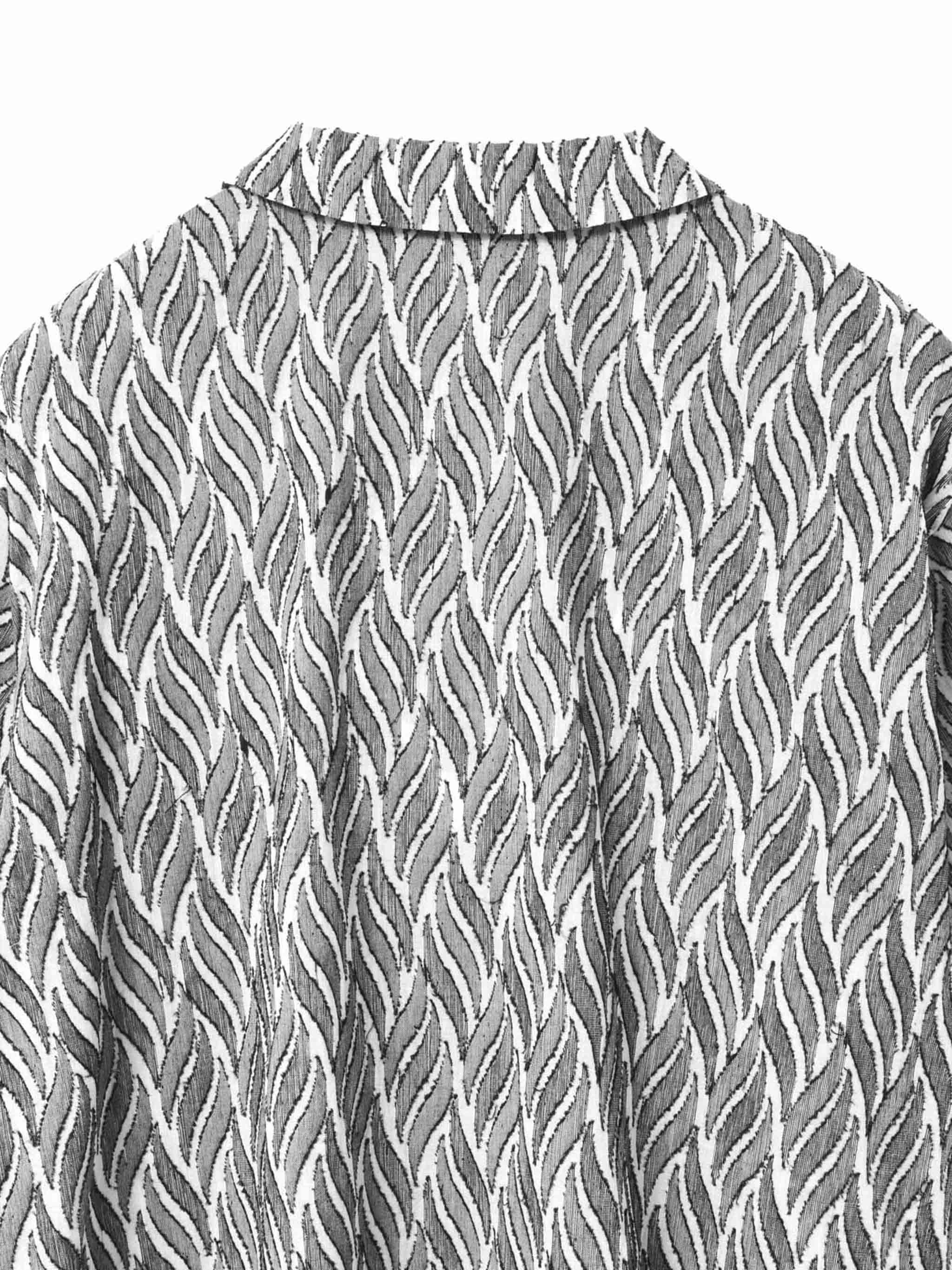 cut jacquard half slv shirt | 1-230097 – mizuiro ind