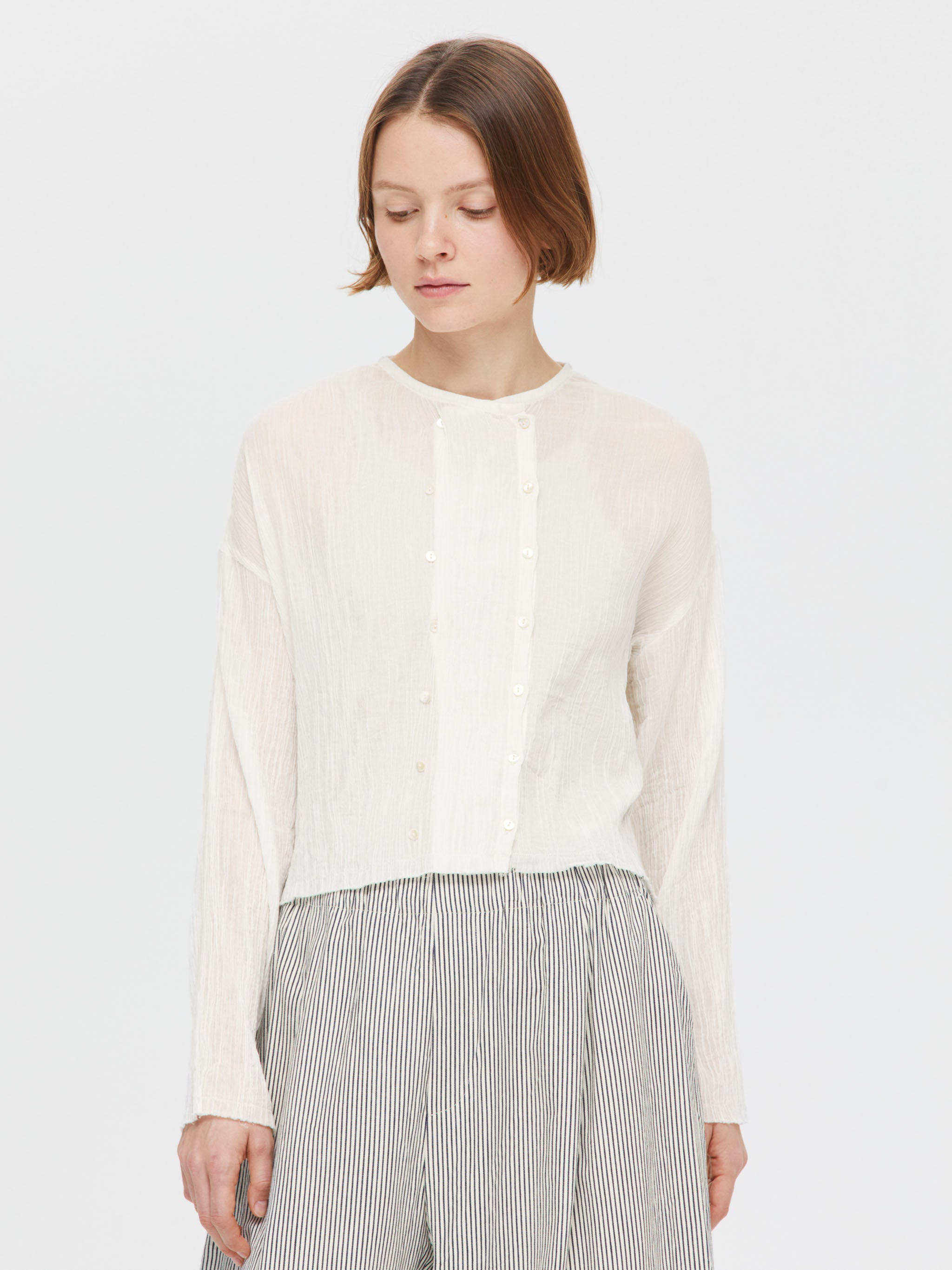 するめいか 半丸１５キロ cotton crape short shirt | 1-230099 – mizuiro ind