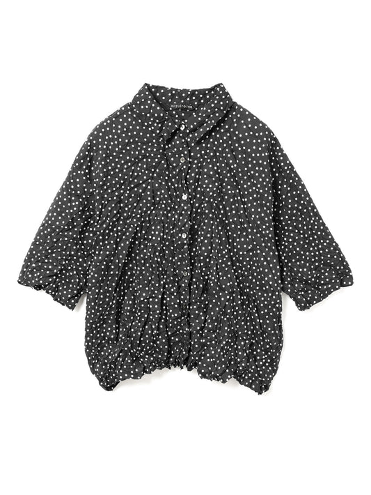 dots print catch washer shirt | 1-230104A