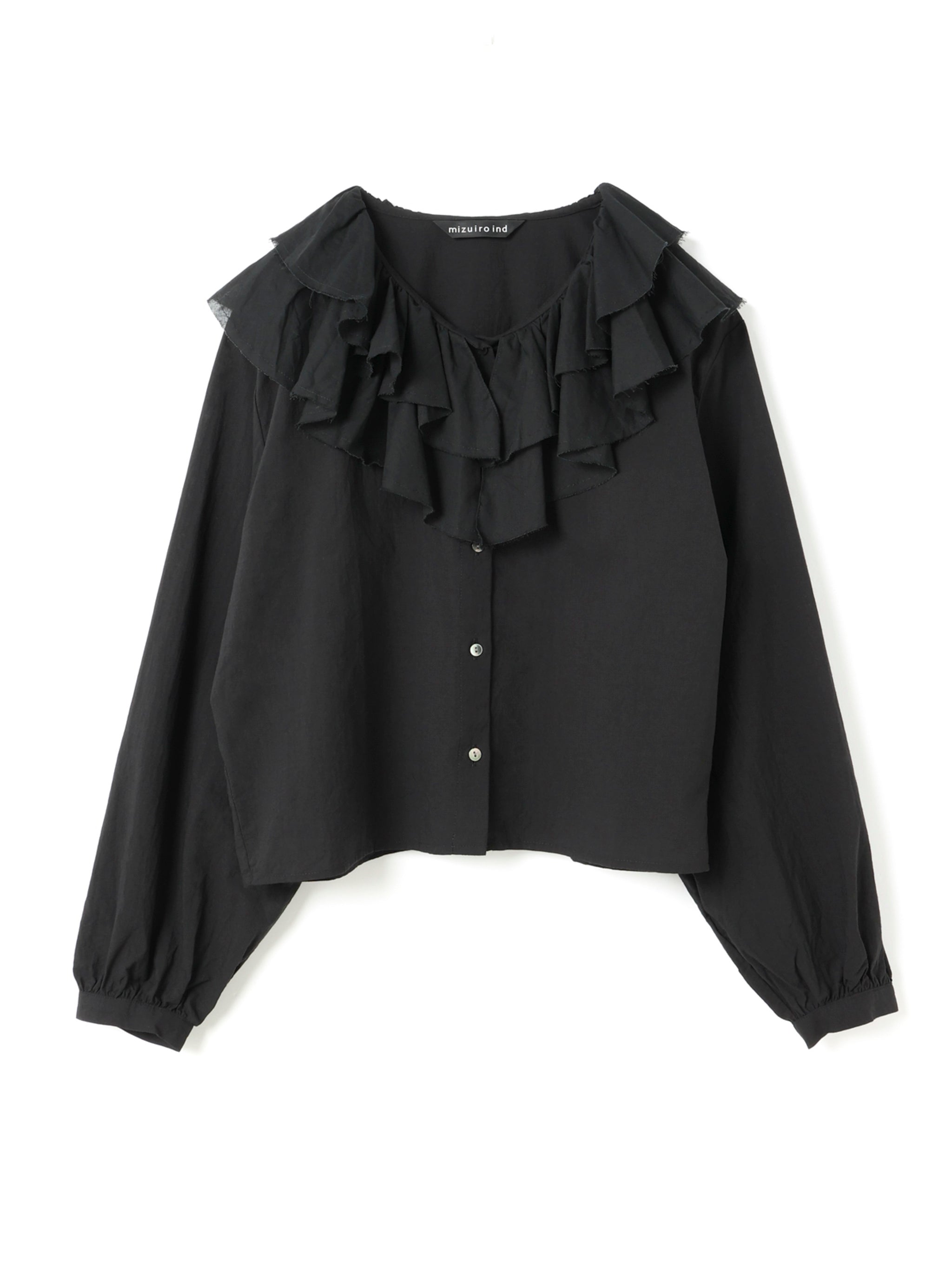 double frill collars shirt | 1-230106 – mizuiro ind double frill collars shirt | 1-230106 – mizuiro ind