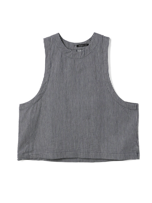 hickory crew neck short vest | 1-230112