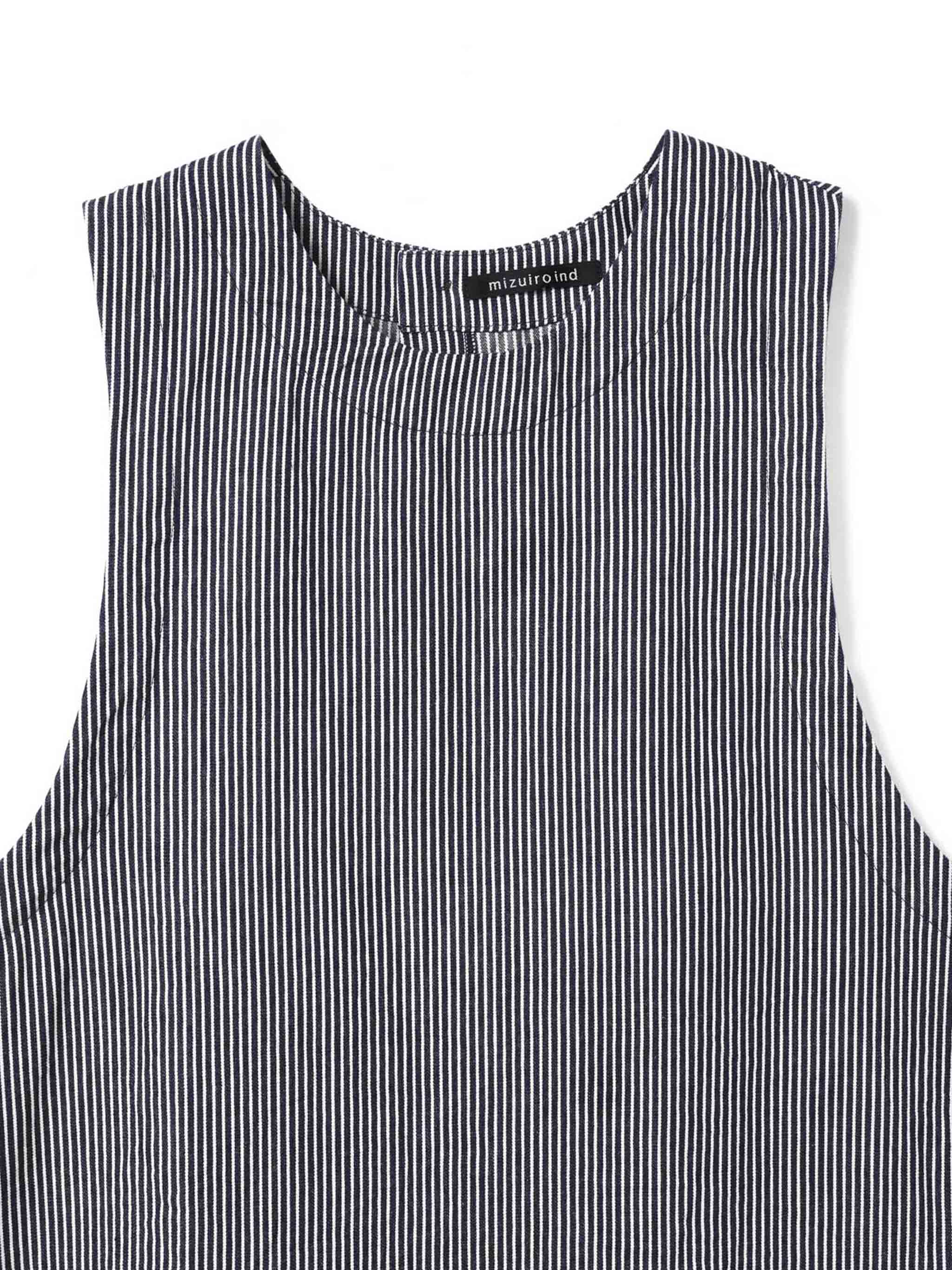 hickory crew neck short vest | 1-230112 – mizuiro ind