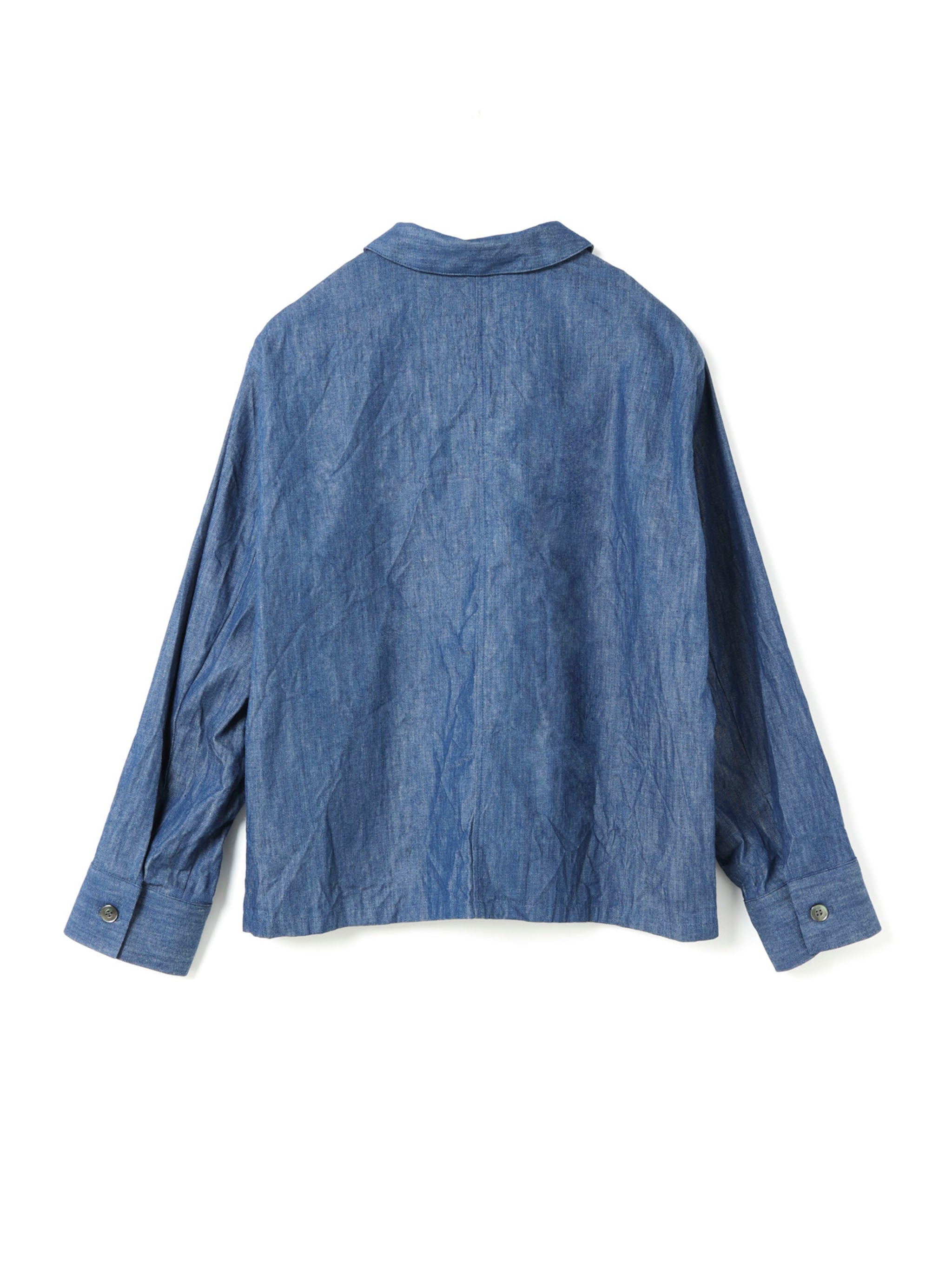 denim compact shirt | 1-230121 – mizuiro ind