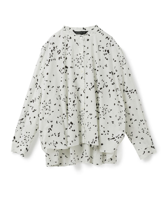 print back gather shirt | 1-230131