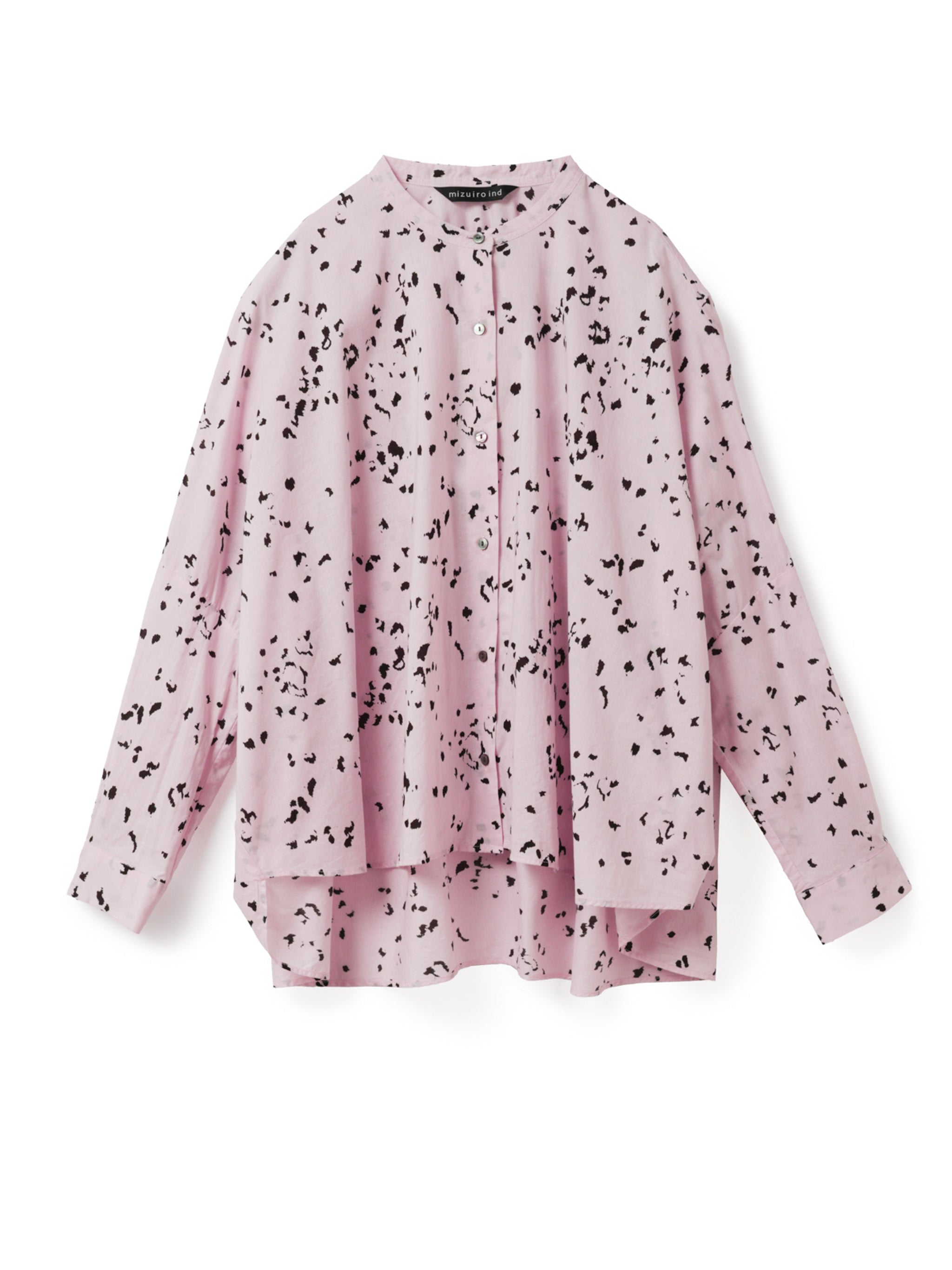 print back gather shirt | 1-230131 – mizuiro ind
