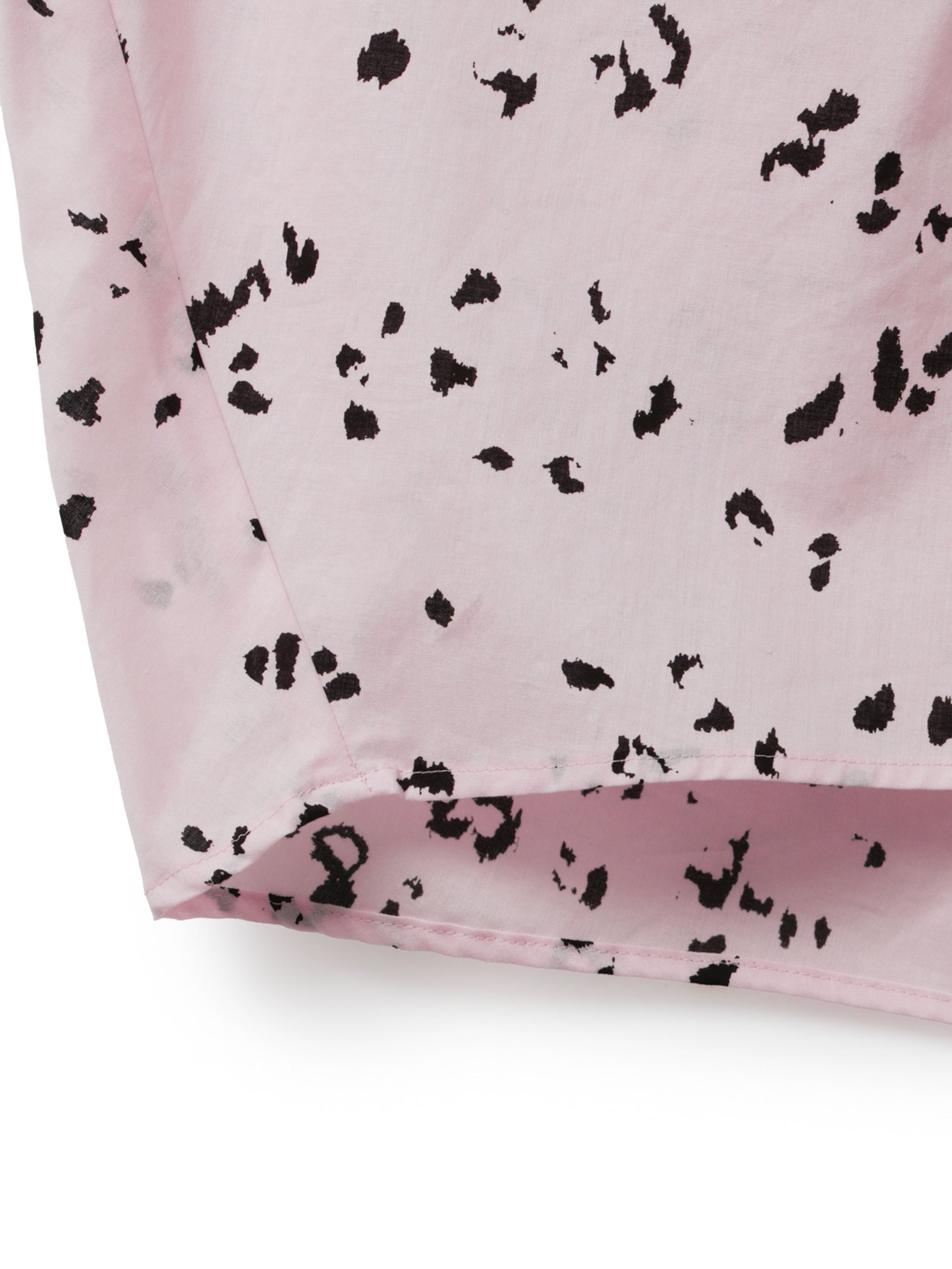 print stand collar cocoon shirt | 1-230133 – mizuiro ind
