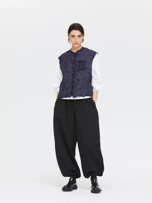 dots print catch washer N/S shirt | 1-230140