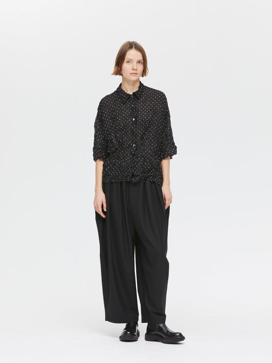 dots print catch washer shirt | 1-230141