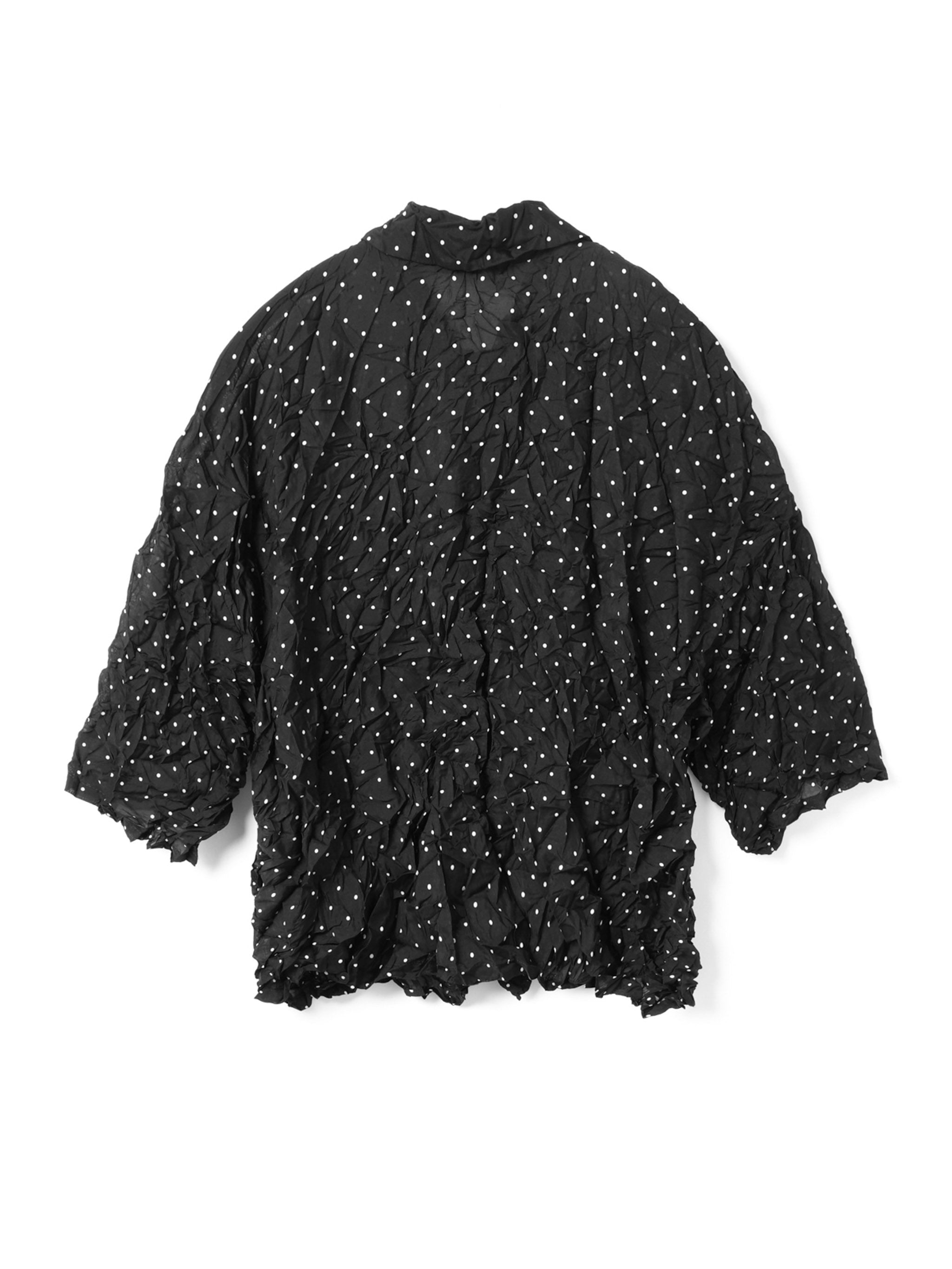 dots print catch washer shirt | 1-230141 – mizuiro ind