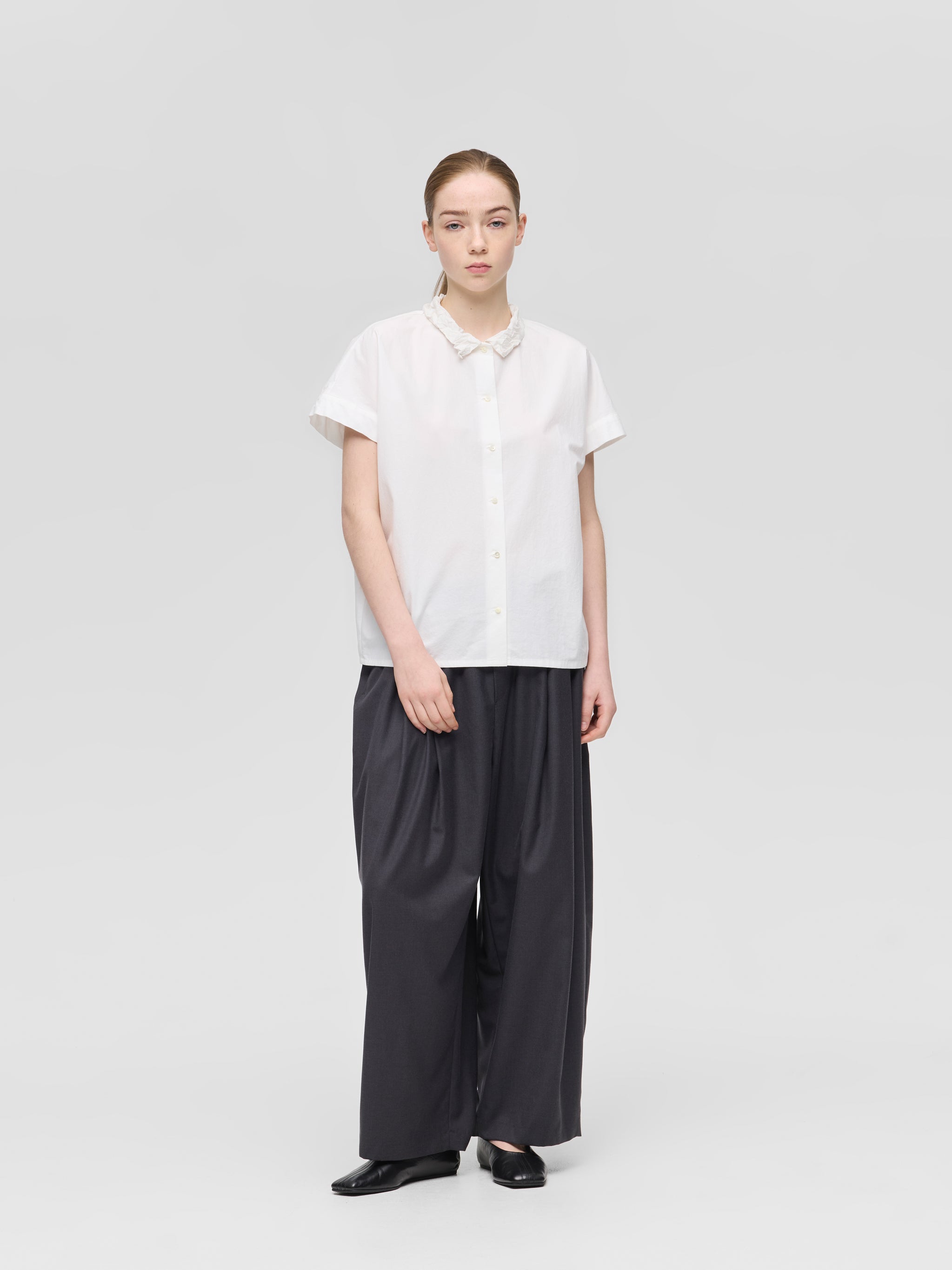 washer collar wide shirt | 1-230155 – mizuiro ind