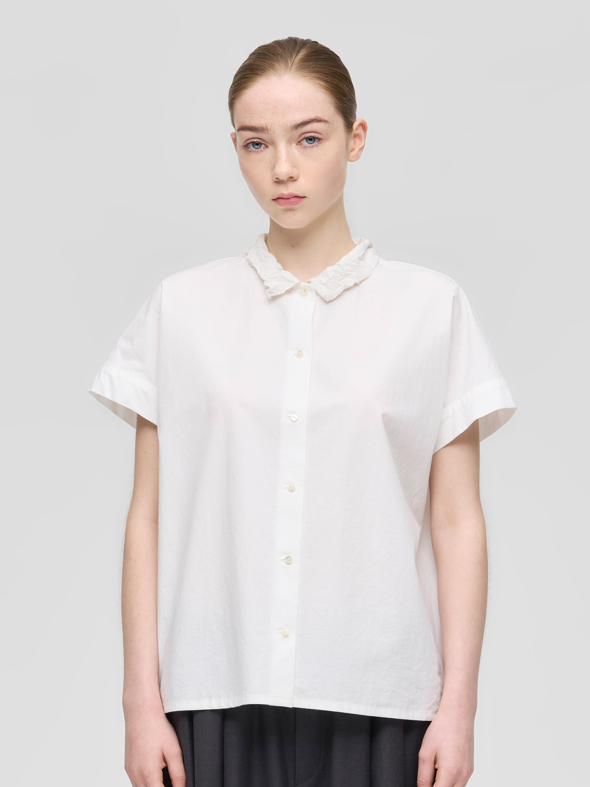 washer collar wide shirt | 1-230155 – mizuiro ind