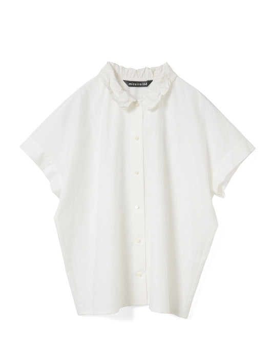 washer collar wide shirt | 1-230155