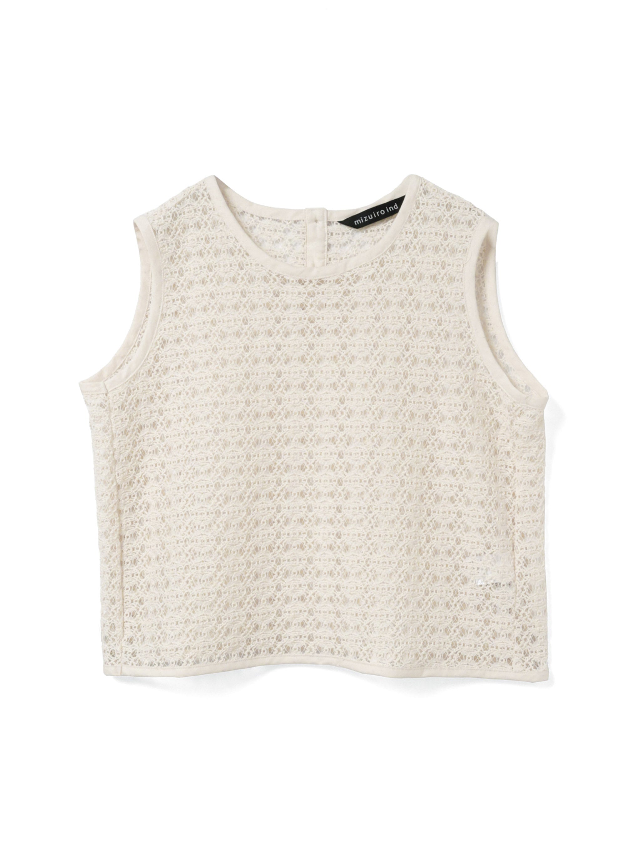 dさま専用 lace crew neck vest | 1-230159 – mizuiro ind