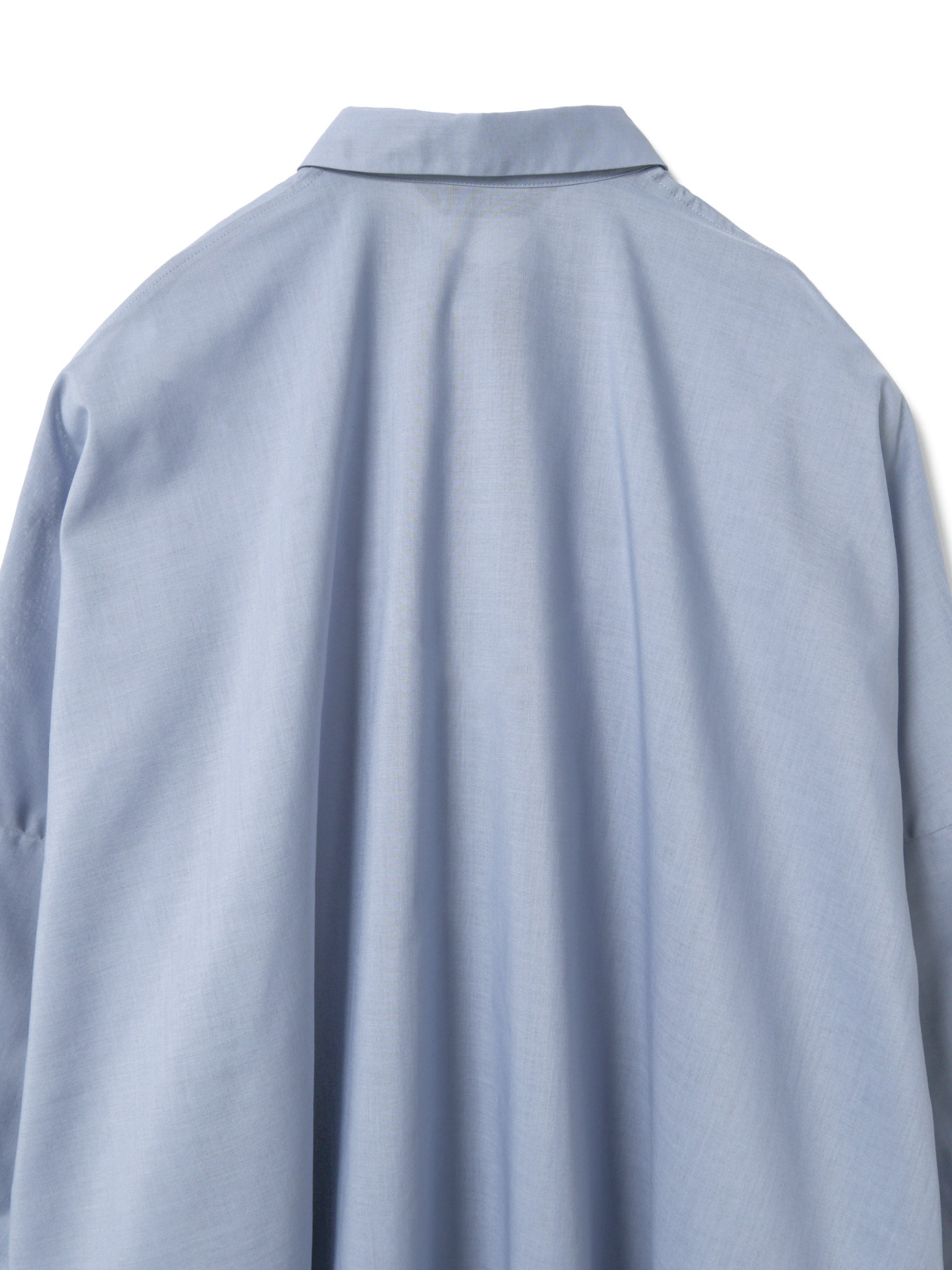 Kazuです T/C sheer wide shirt | 1-230162 – mizuiro ind