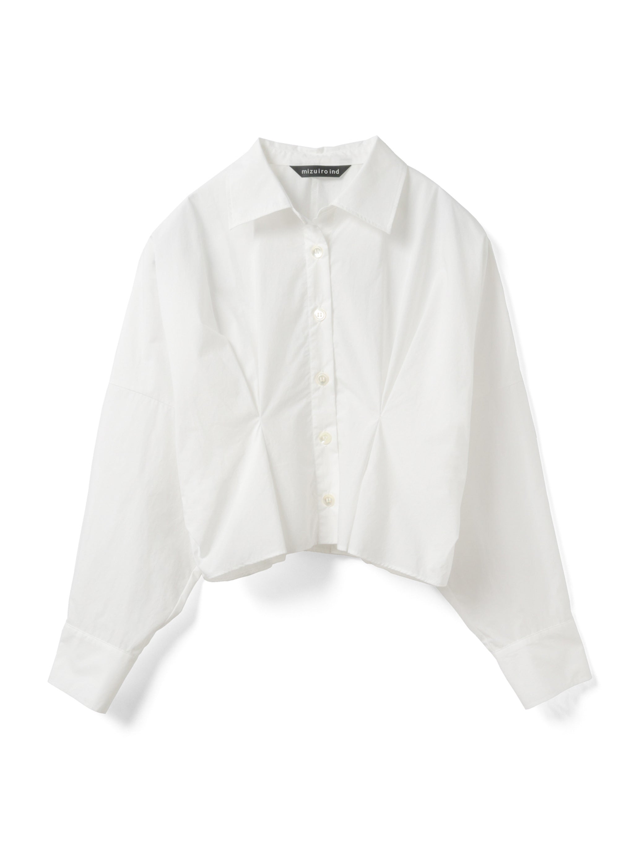 cocoon short shirt | 1-230164 – mizuiro ind