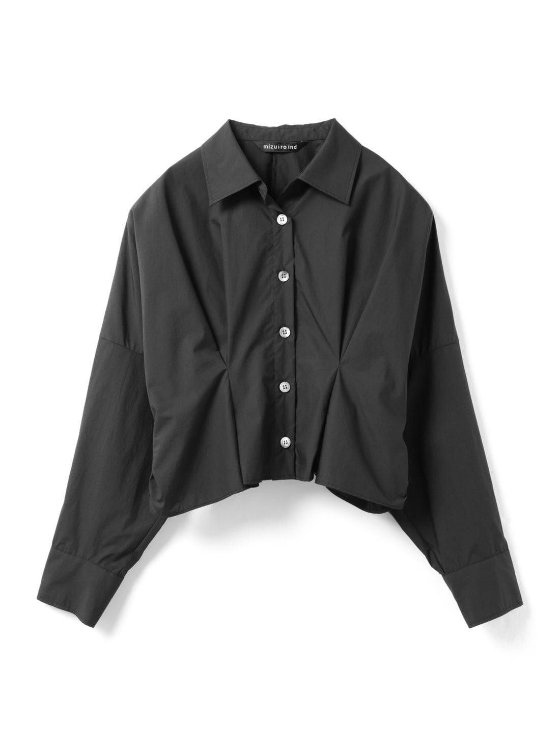 cocoon short shirt | 1-230164 – mizuiro ind