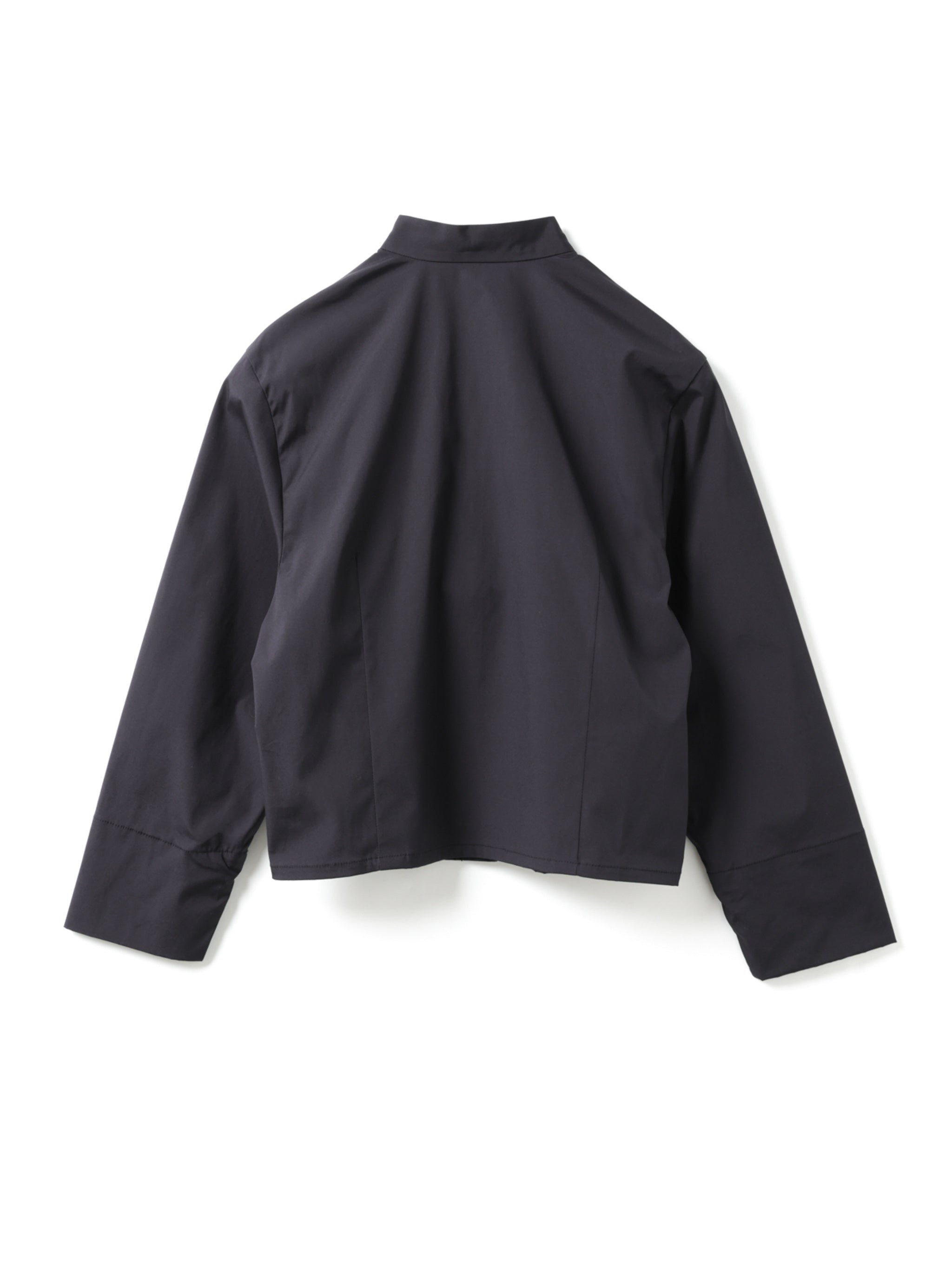 stand collar short shirt | 1-230165 – mizuiro ind