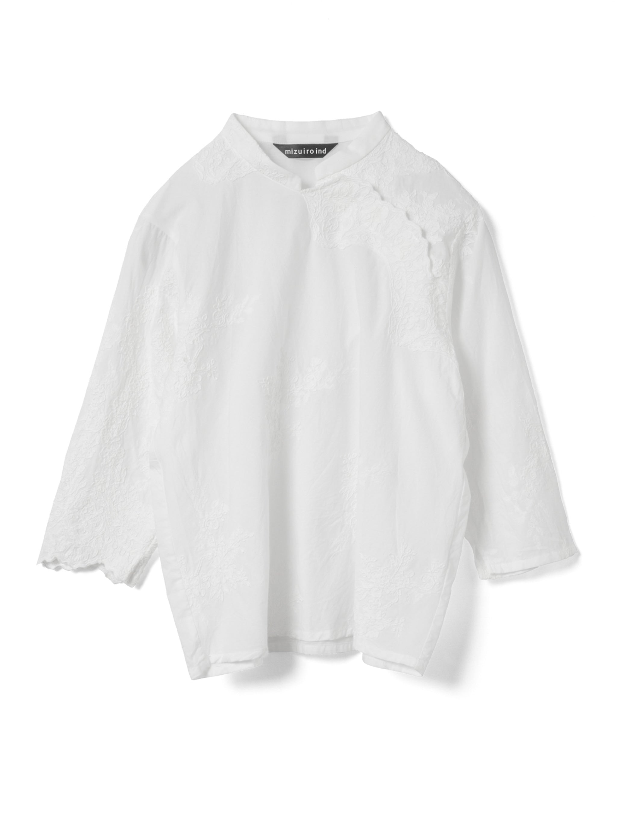 lace chinoiserie shirt | 1-230168 – mizuiro ind