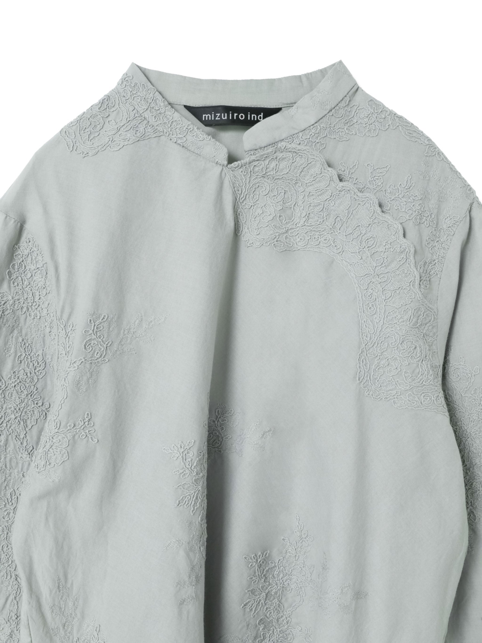 HARU品‼️ホワイト＆ブラックオリジナル lace chinoiserie shirt | 1-230168 – mizuiro ind