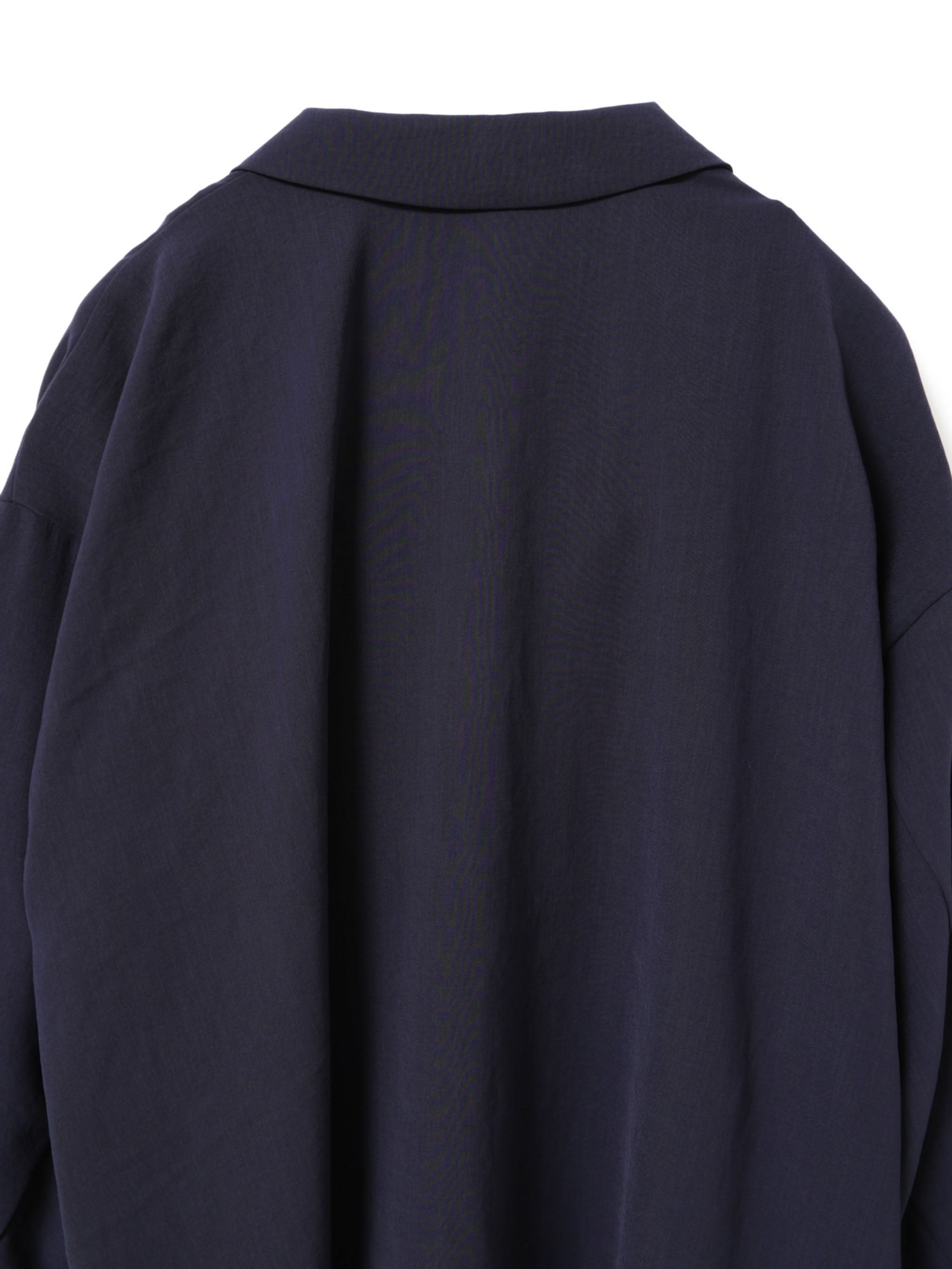 mizuiro ind tailored shirt JK ネイビー mizuiro ind(ミズイロインド) tailored shirt JK テーラードシャツ