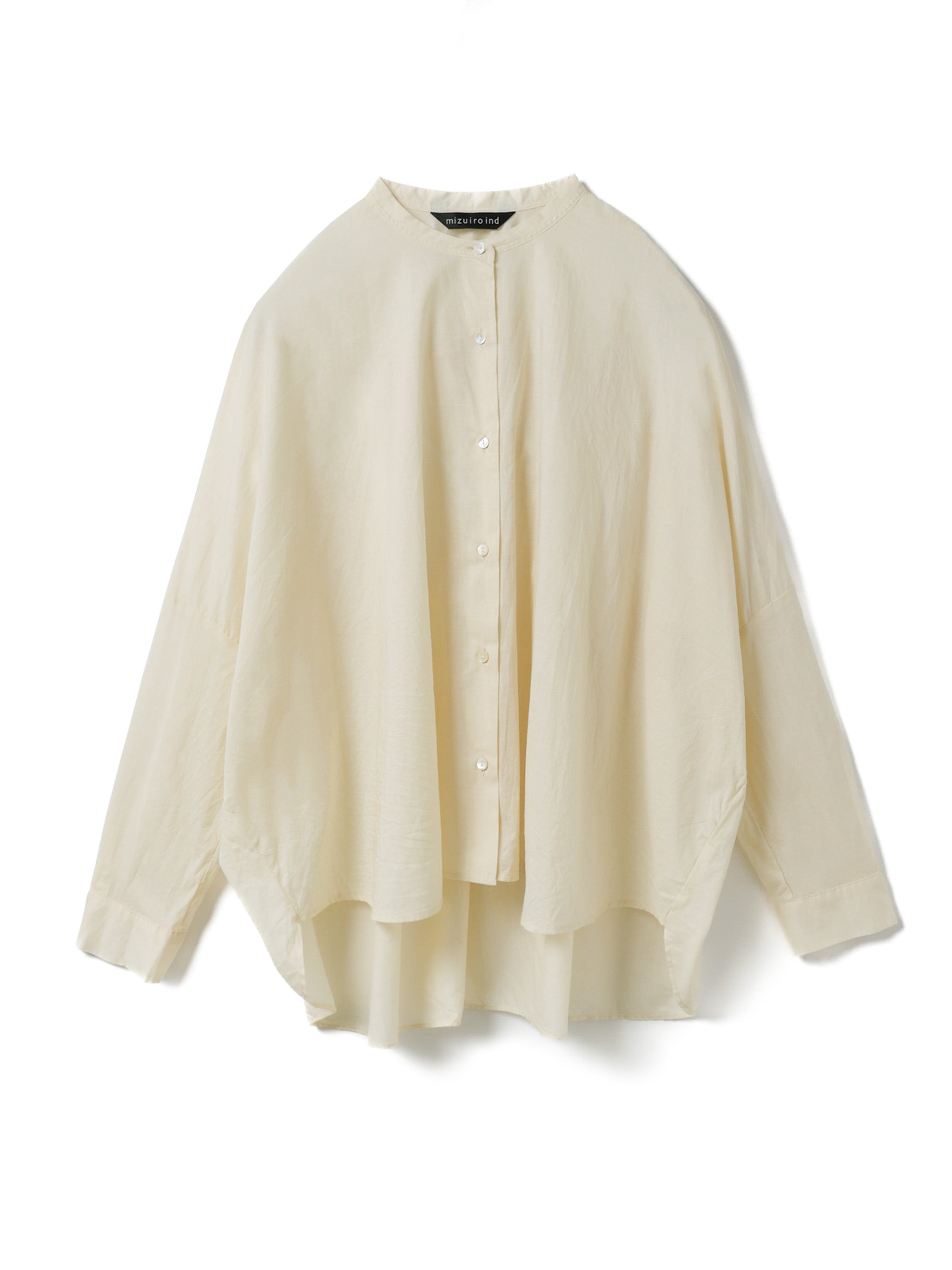 back gather wide shirt | 1-238975 – mizuiro ind