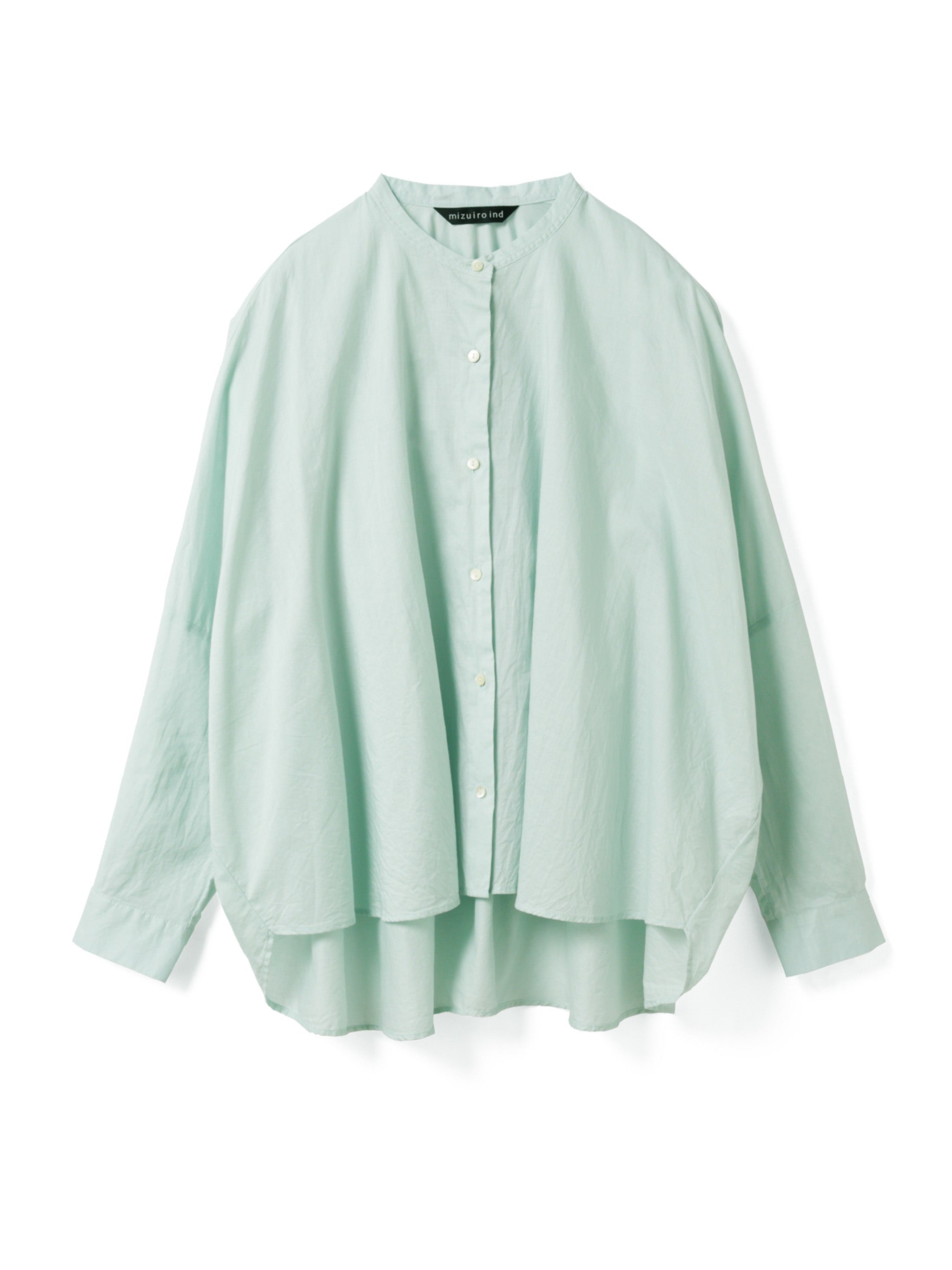 back gather wide shirt | 1-238975 – mizuiro ind