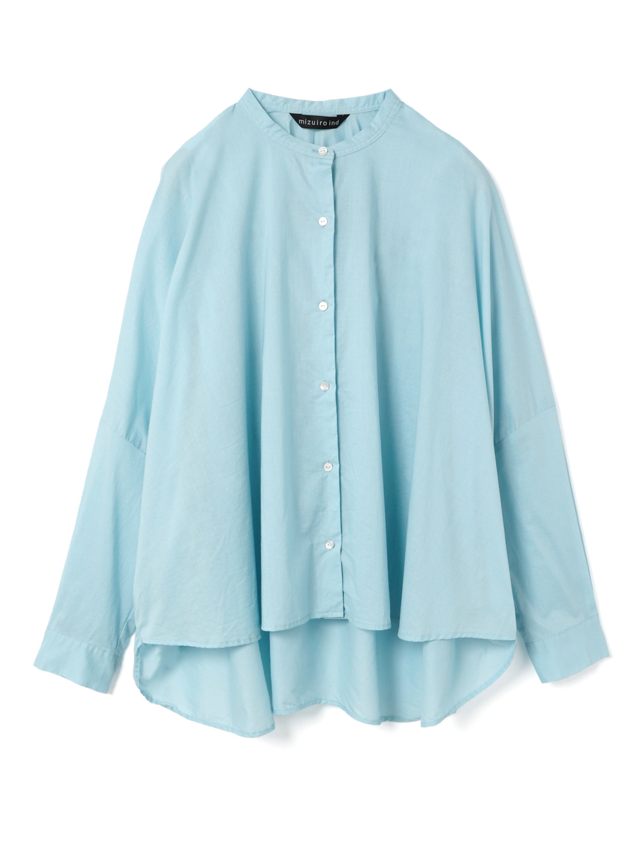 back gather wide shirt | 1-238975 – mizuiro ind