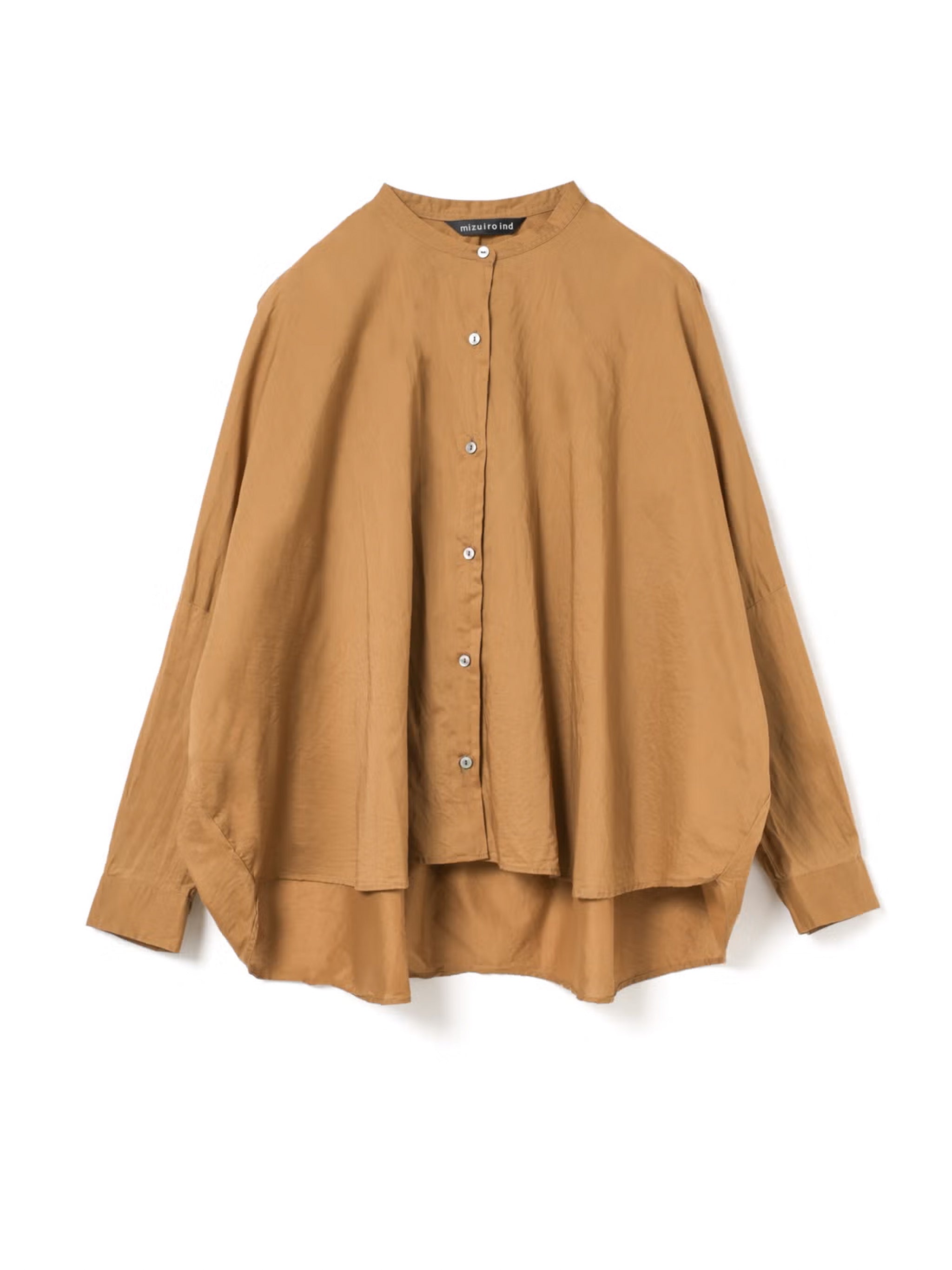 back gather wide shirt | 1-238975 – mizuiro ind