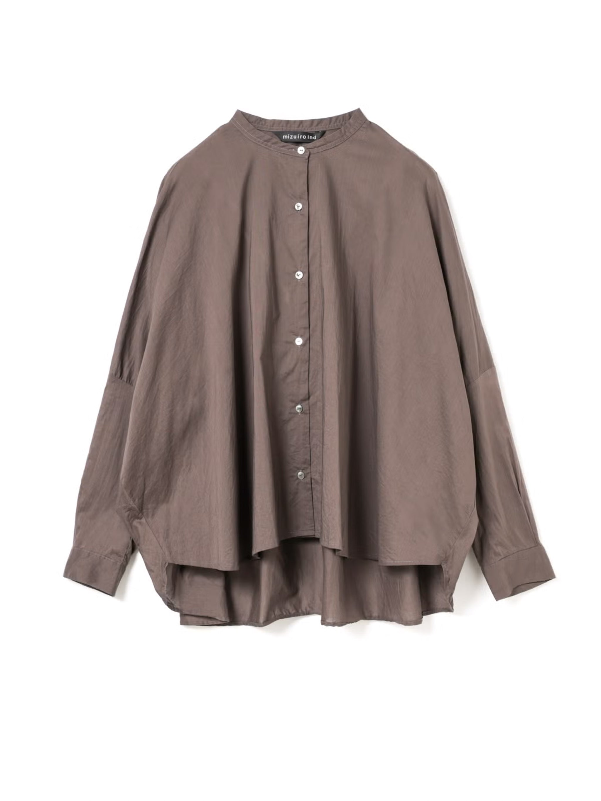 back gather wide shirt | 1-238975 – mizuiro ind