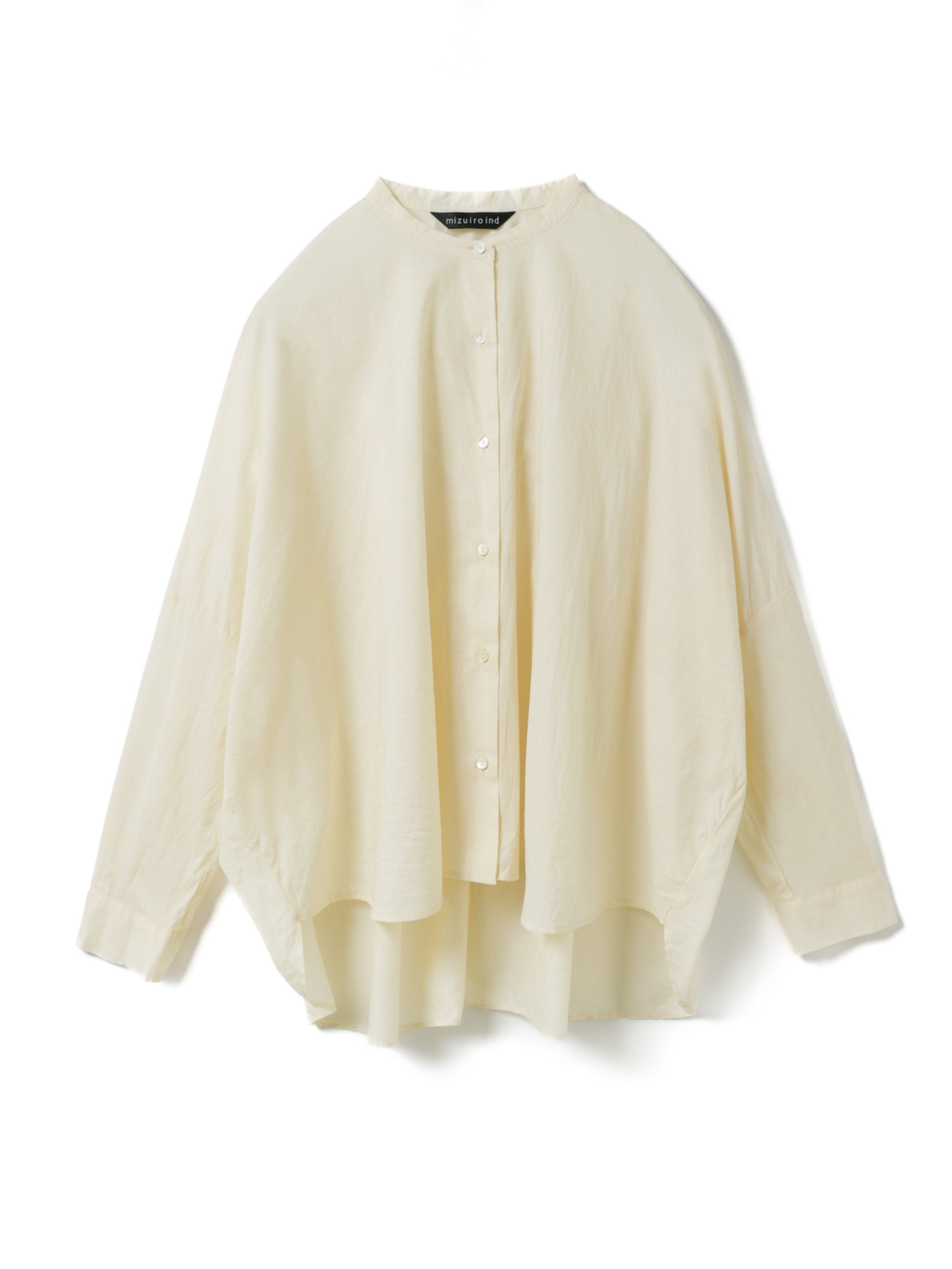 back gather wide shirt | 1-238975 – mizuiro ind