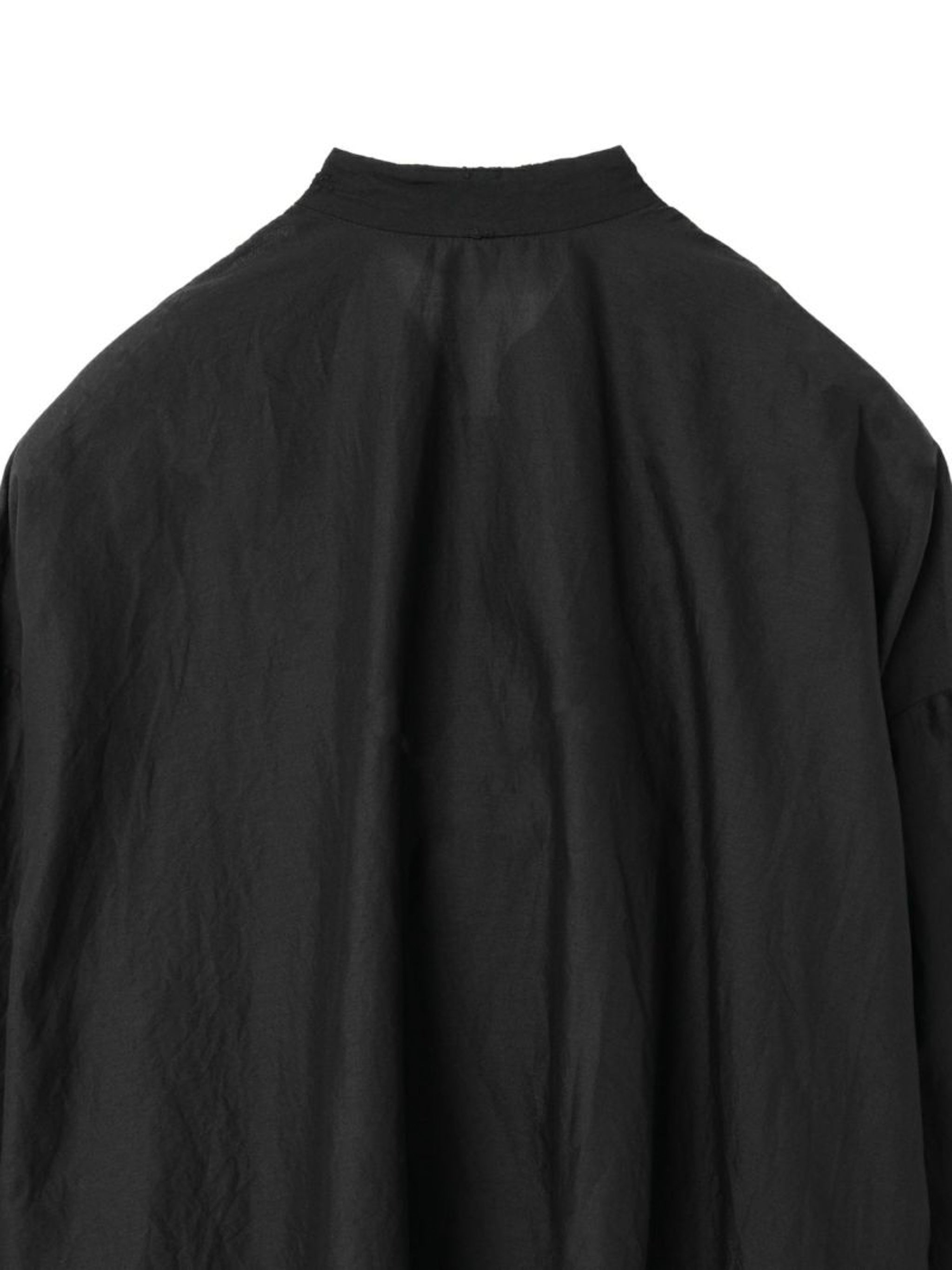 lace stand collar wide shirt | 1-239005 – mizuiro ind