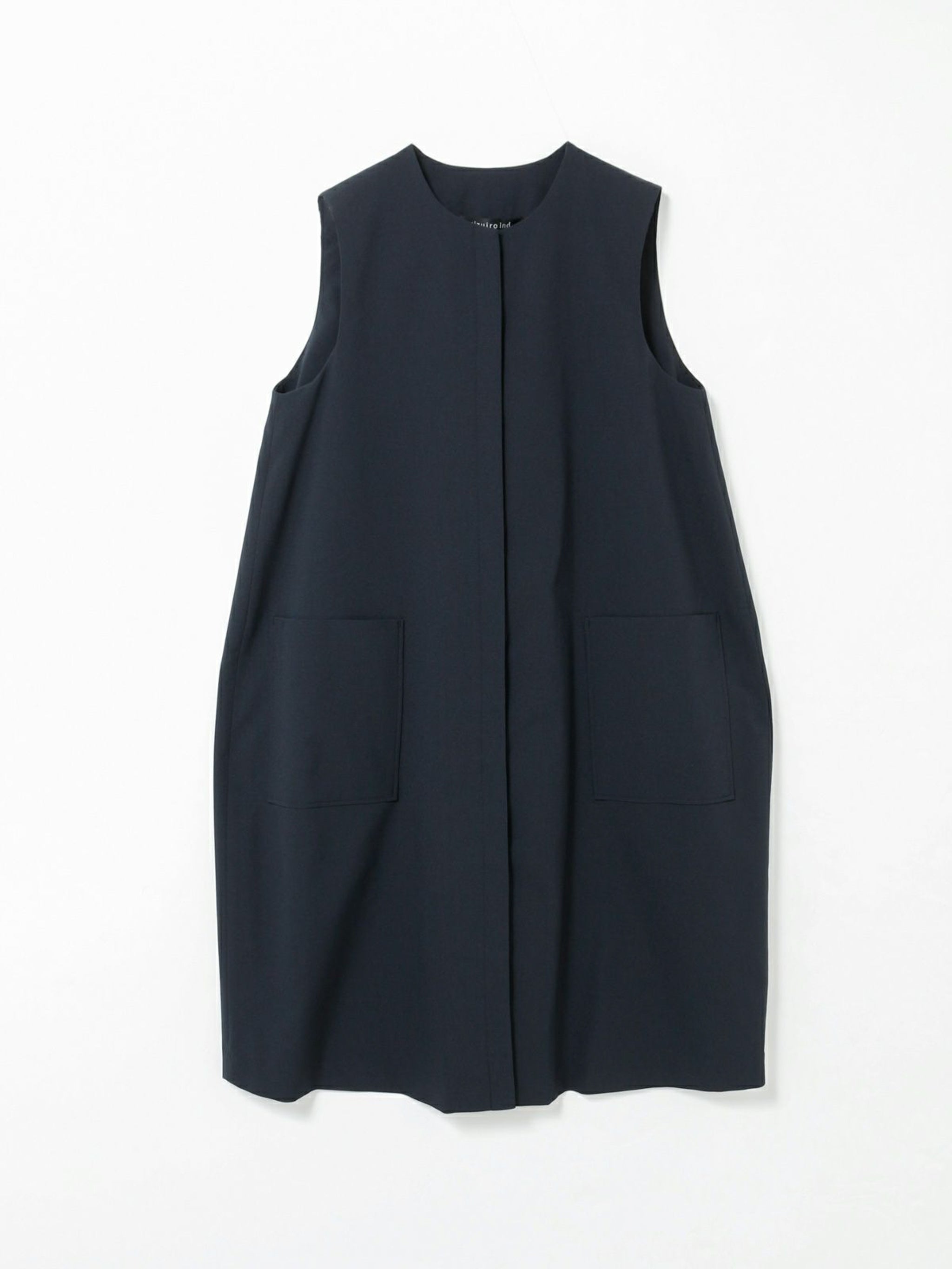 front fly cocoon gilet | 1-250021 – mizuiro ind