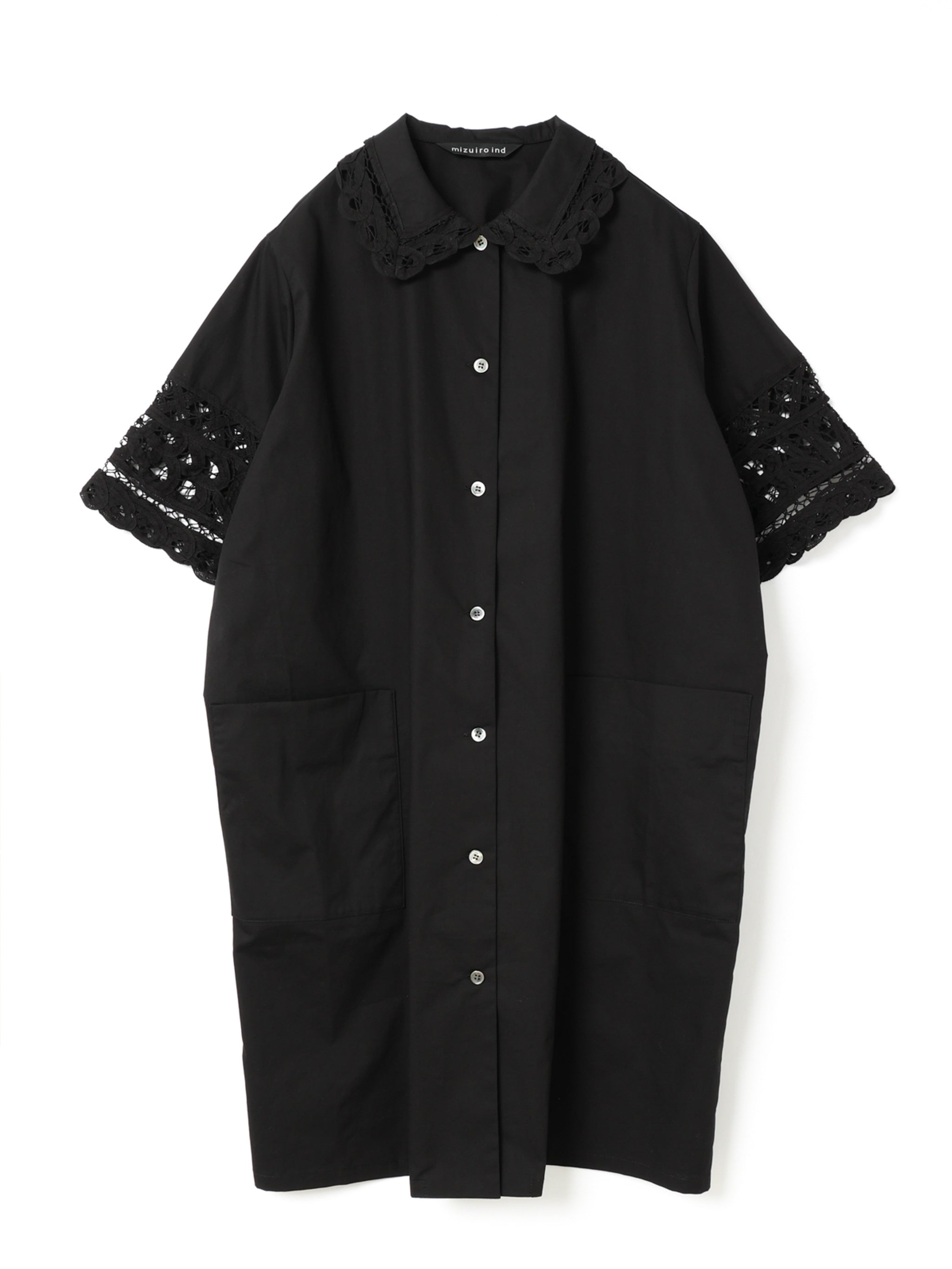 ファッション姫 通販 batten ind mizuiro – 1-250051 | OP shirt wide lace レディースウェア