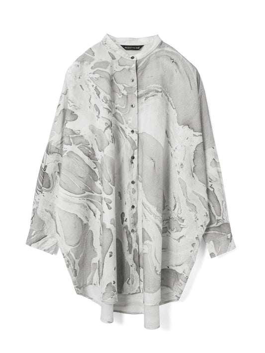 marble print tunic OP | 1-250081