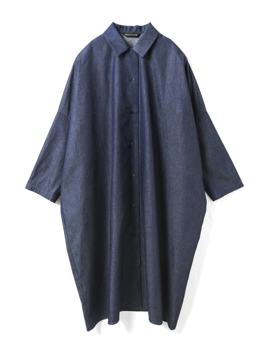 denim wide shirt OP | 1-250083