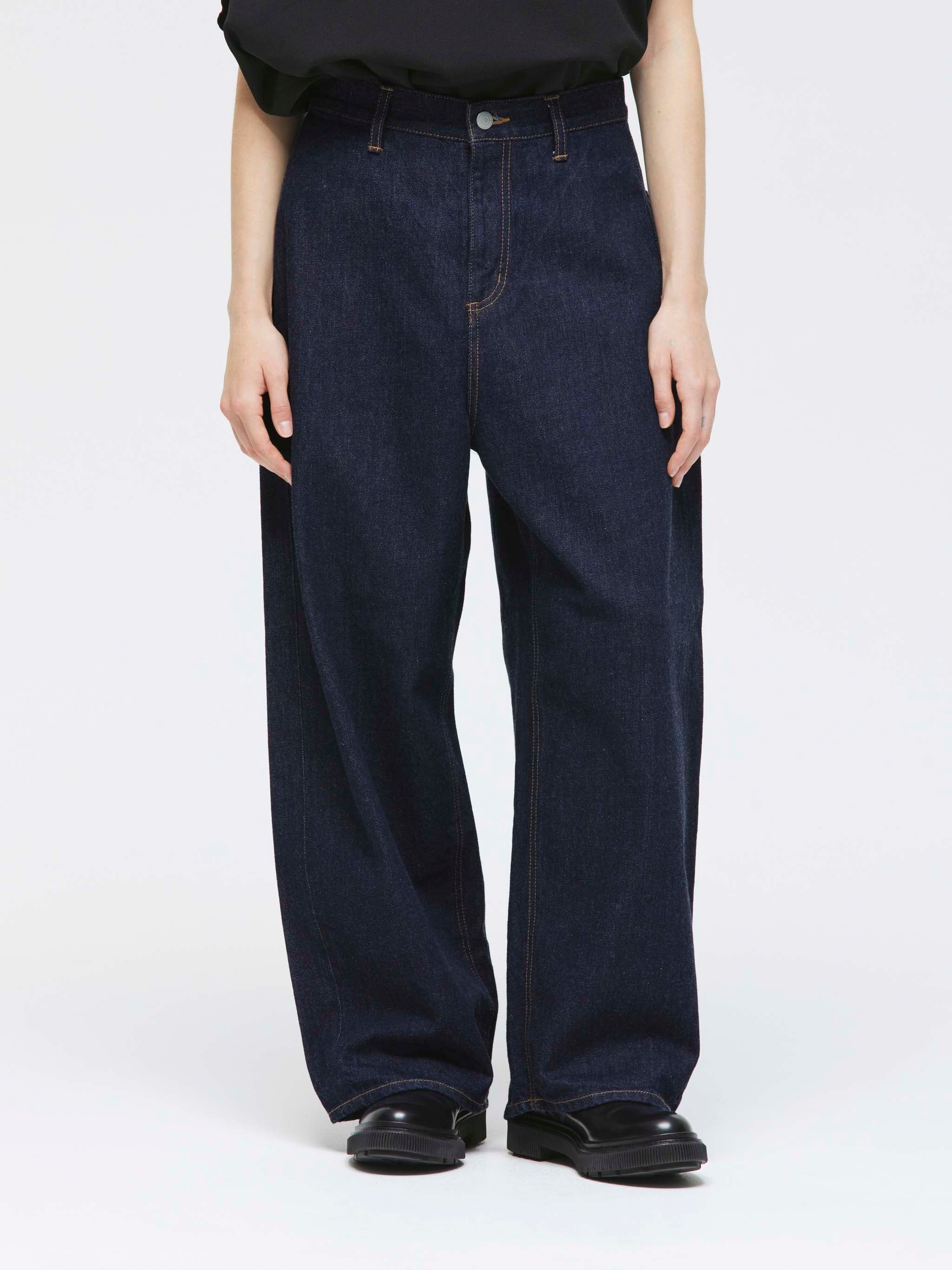パンツ mizuiroind high waist wide denim mizuiro ind ハイウエストワイドデニム （その他パンツ