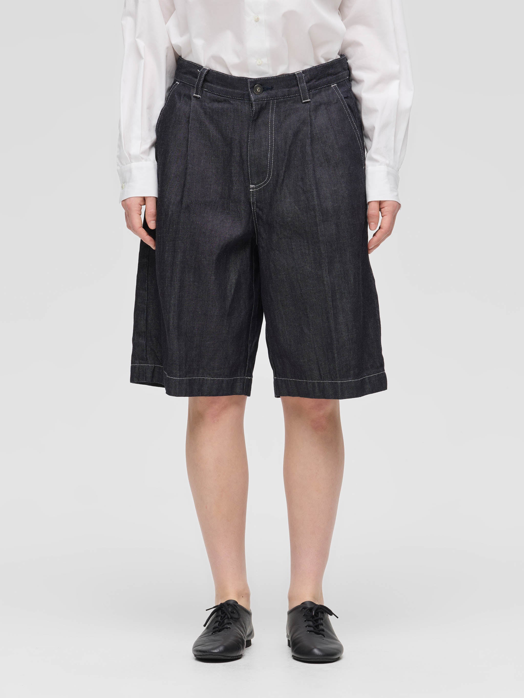 denim half PT | 1-260095OW – mizuiro ind