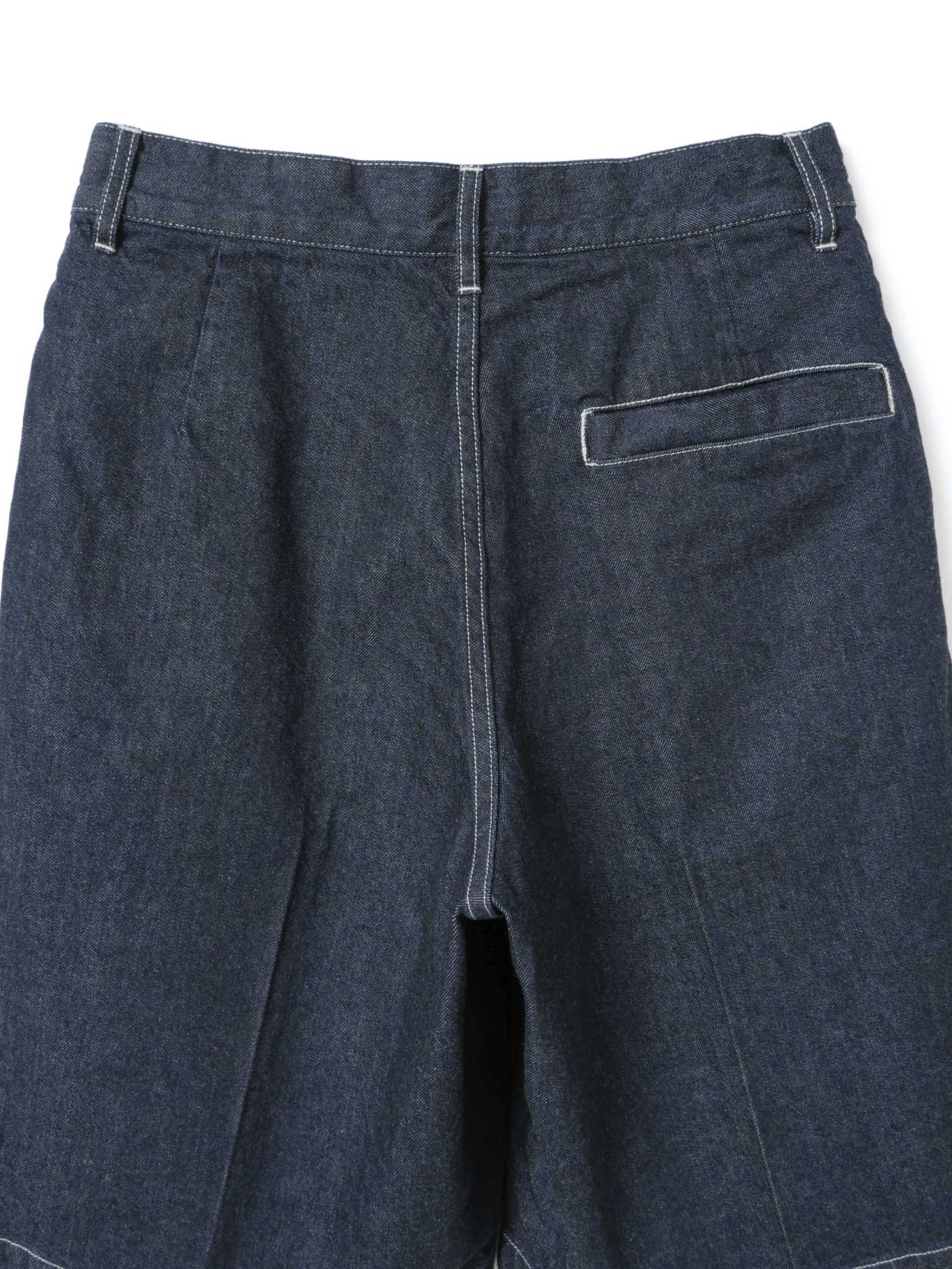 denim half PT | 1-260095OW – mizuiro ind