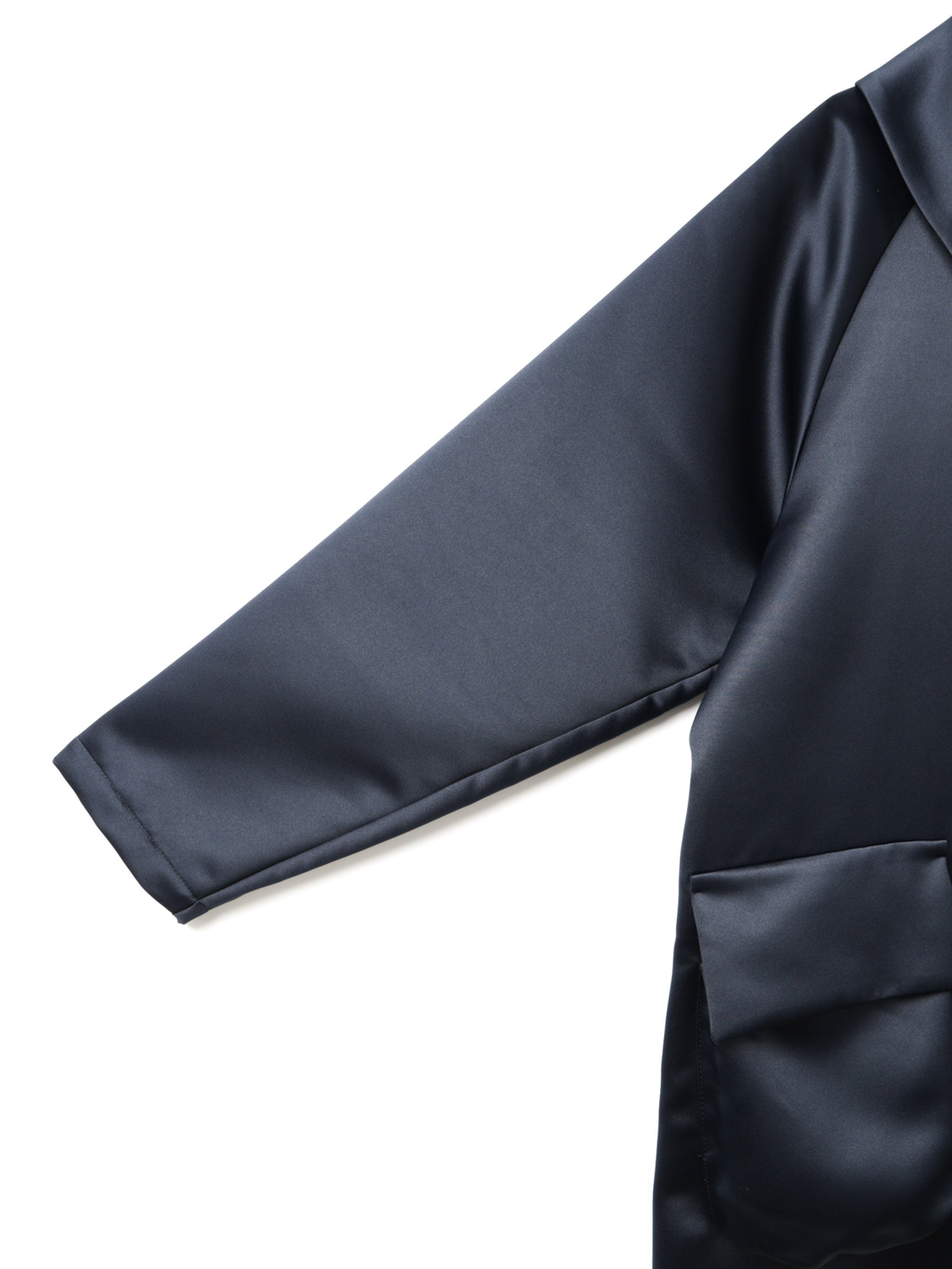 satin dolman coat | 1-270031 – mizuiro ind
